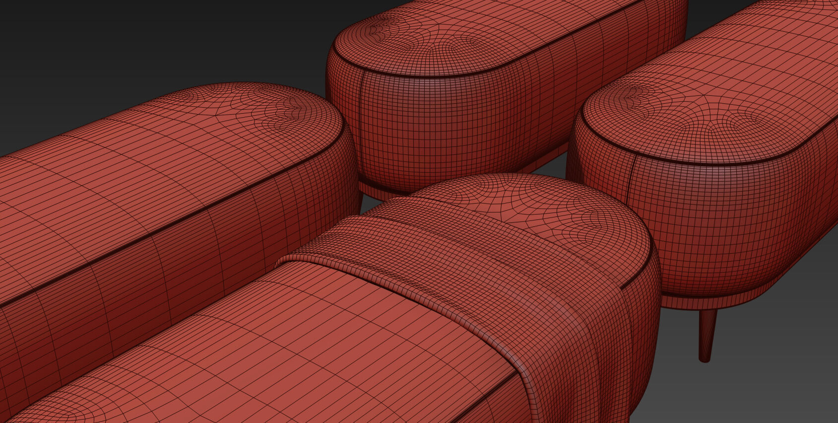 Asti Bench By InMyRoom 3D model_20