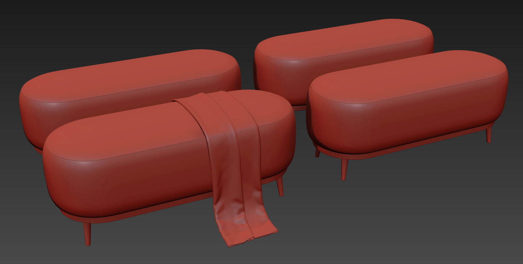 Asti Bench By InMyRoom 3D model_16