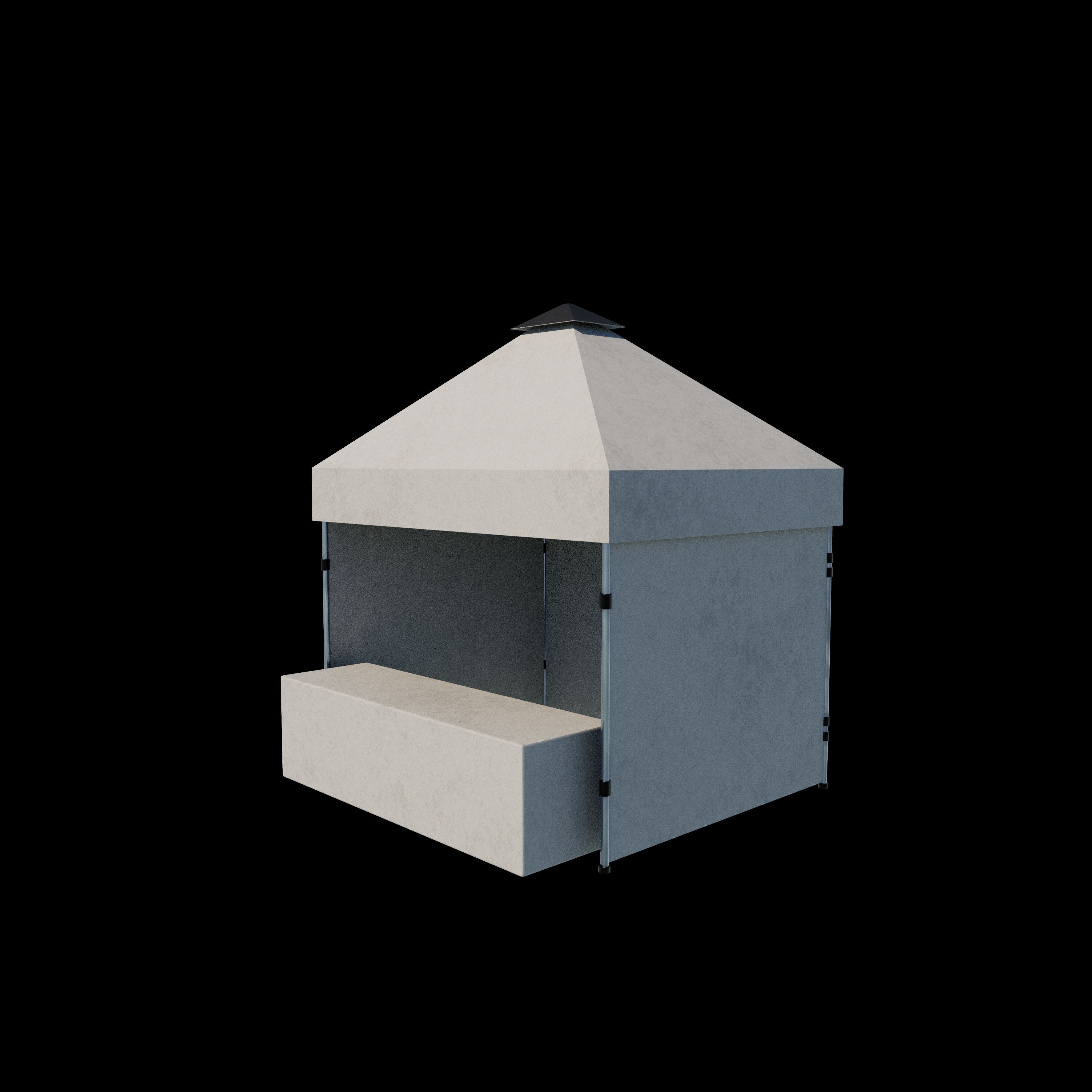 display tent 3D model_9
