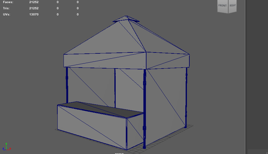 display tent 3D model_15