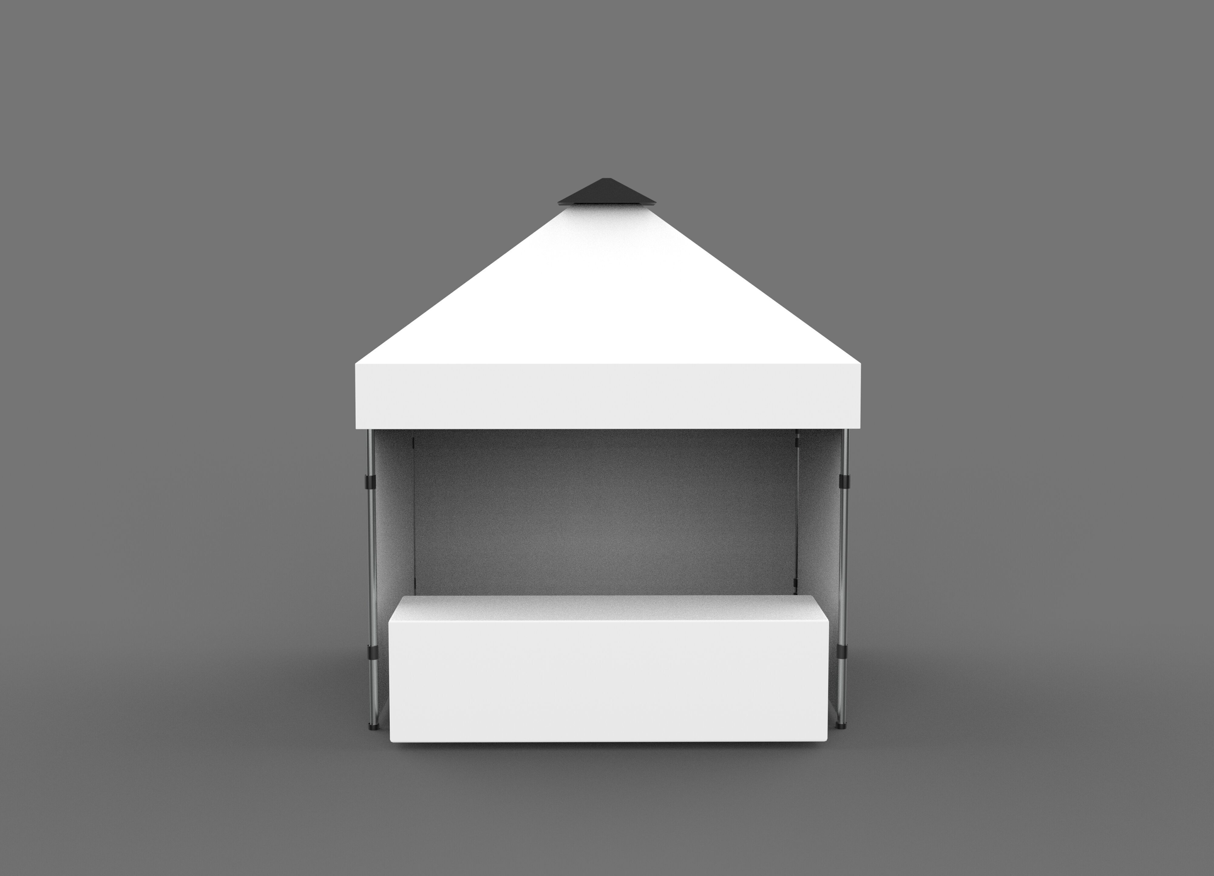 display tent 3D model_2