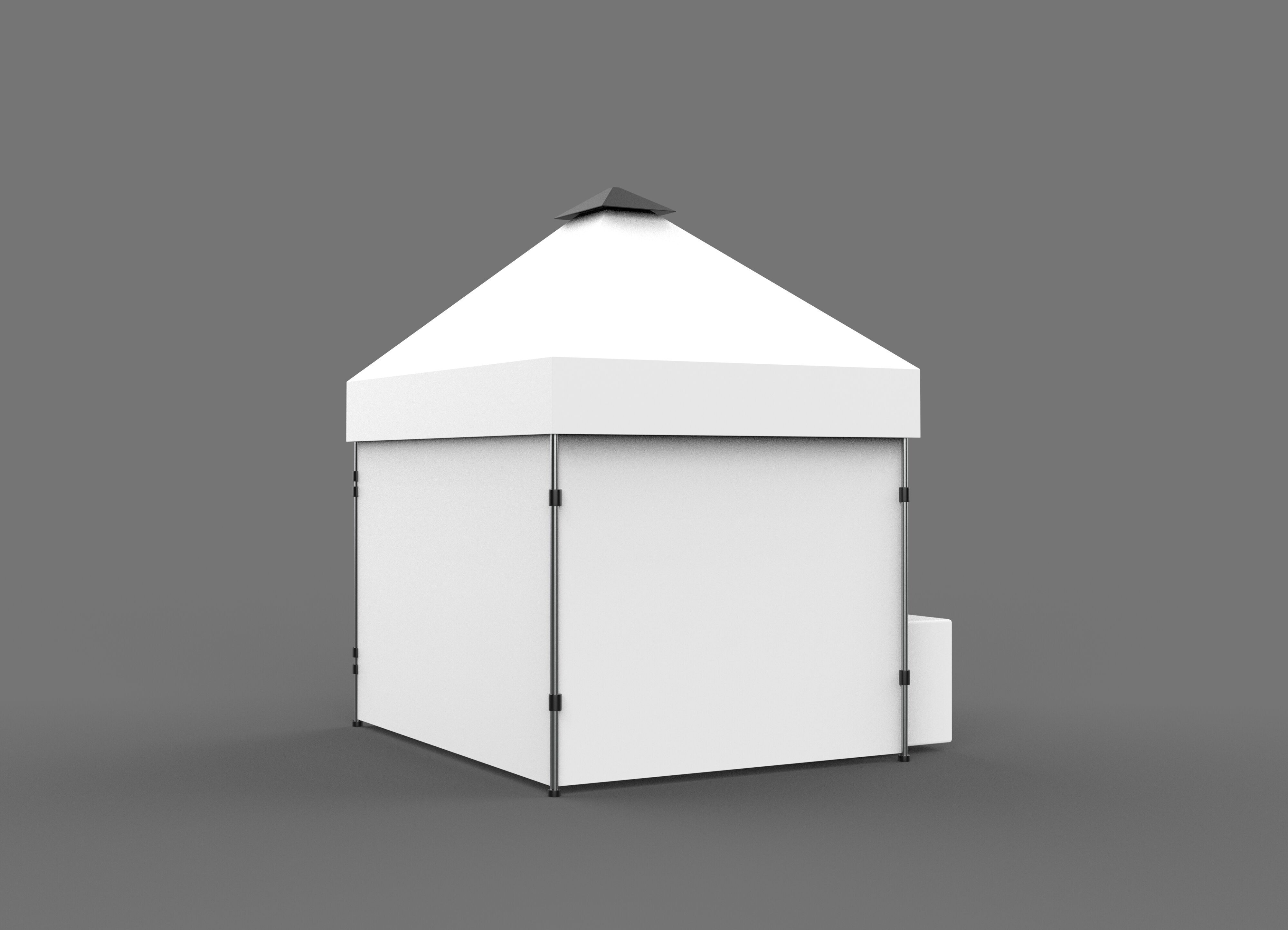 display tent 3D model_4