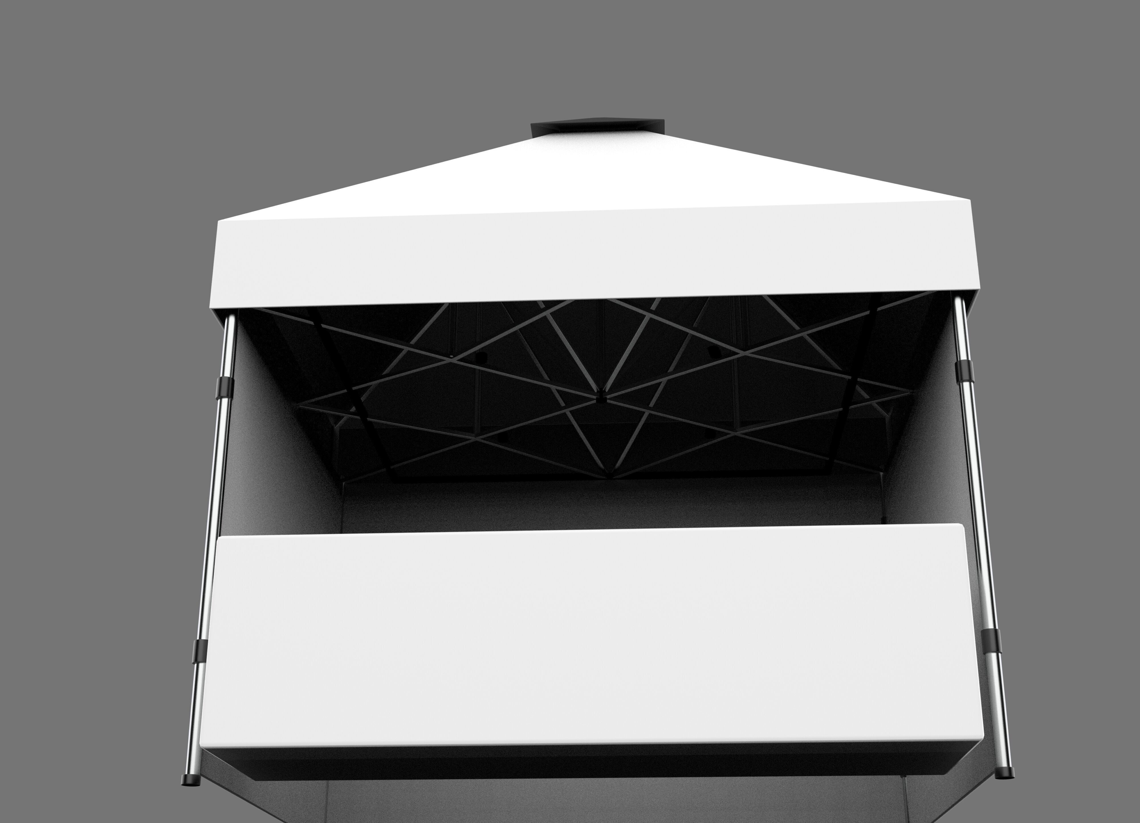display tent 3D model_6