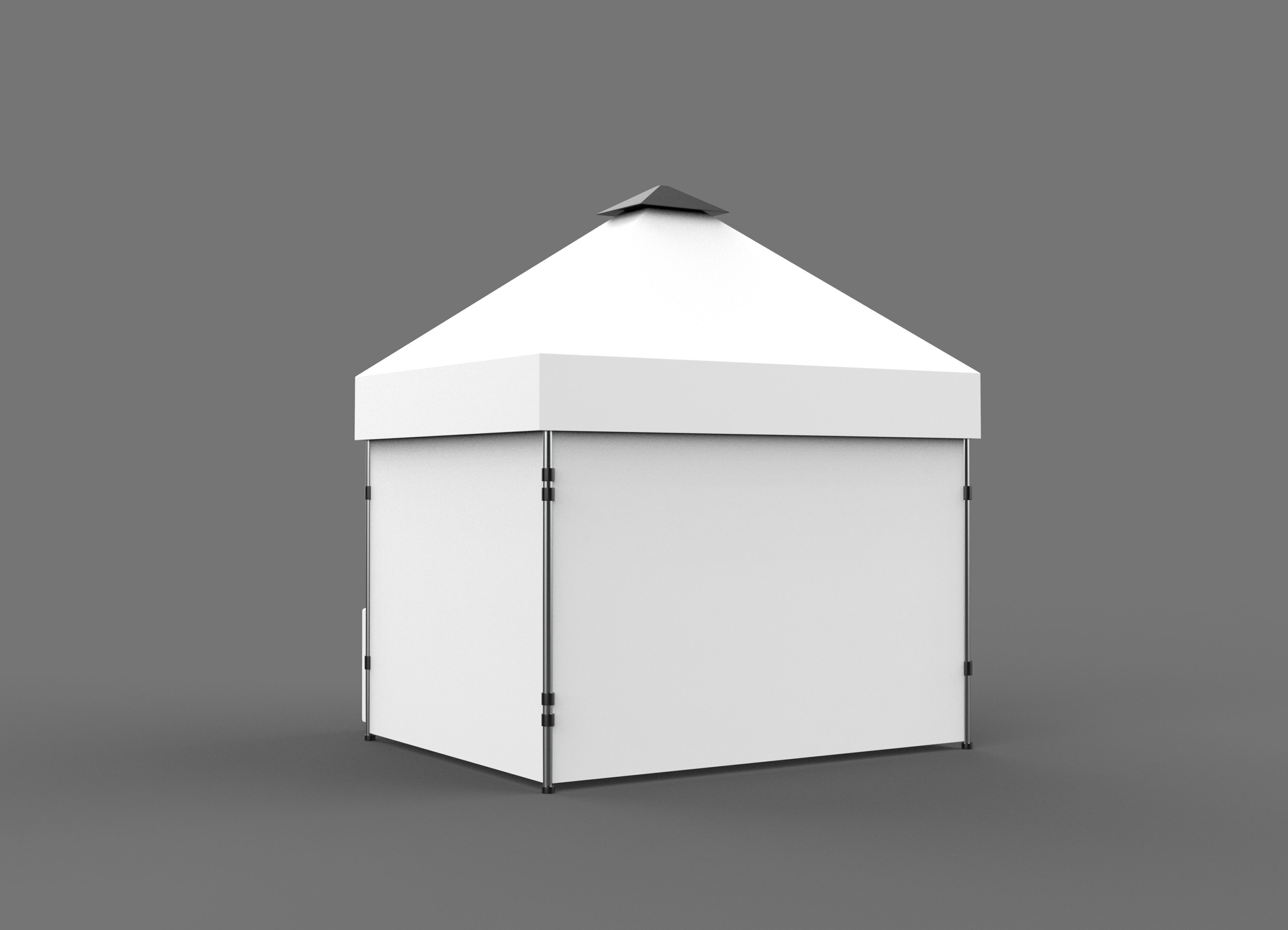 display tent 3D model_3