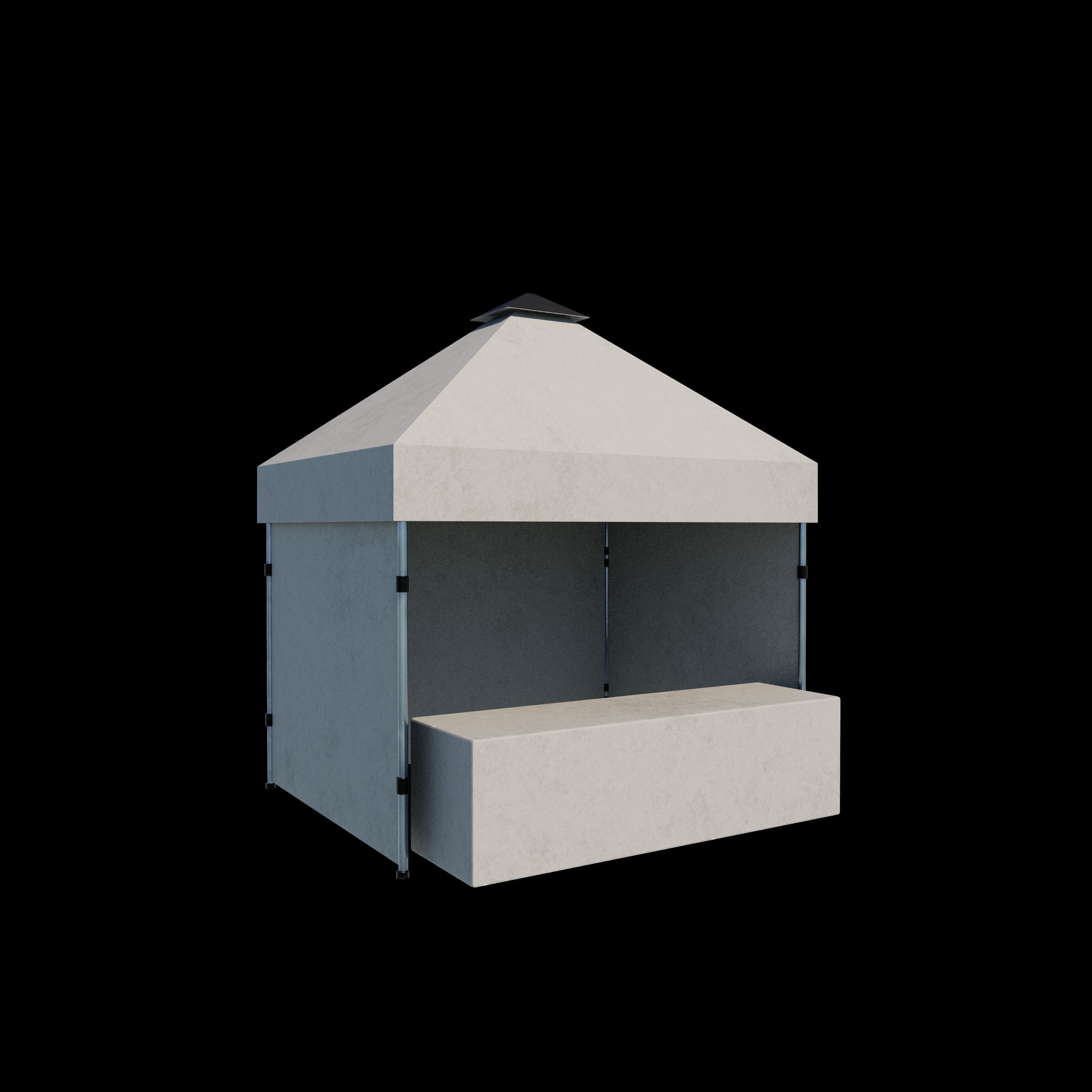 display tent 3D model_10