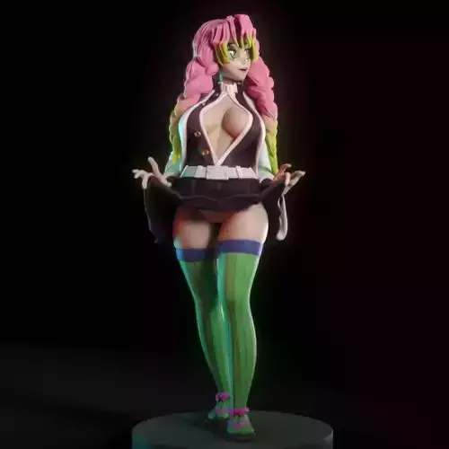 Mitsuri Kanroji from Demon Slayer 3D print model