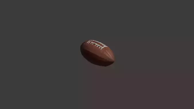 American Football 3D Model