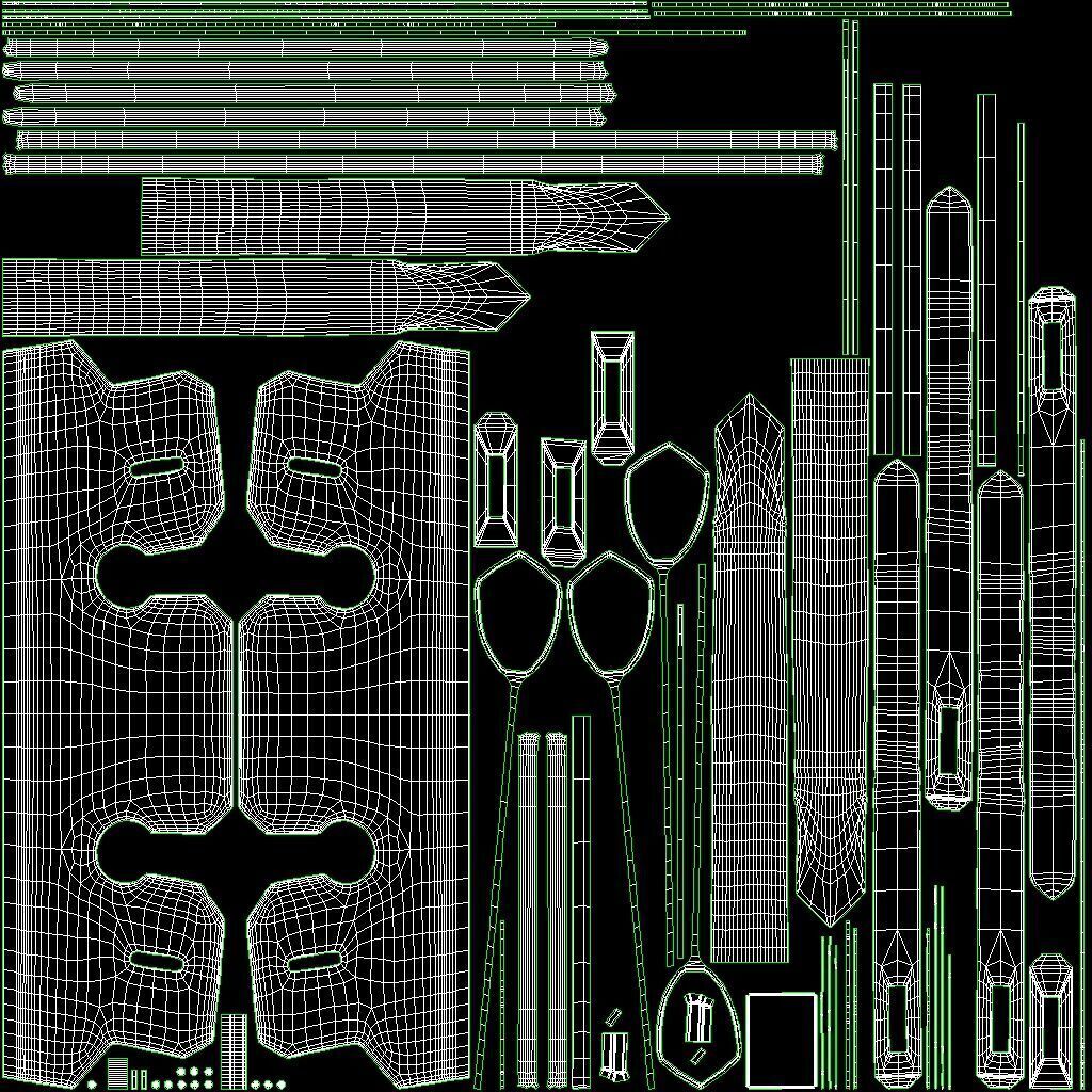 Hermes Birkin Bag with Chain Low-poly 3D model_35