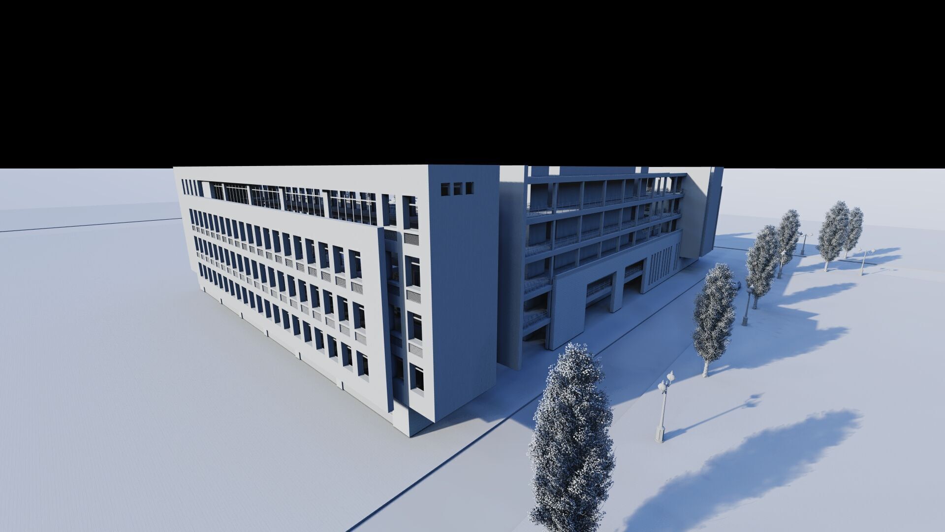School-University -High School 3D model_12