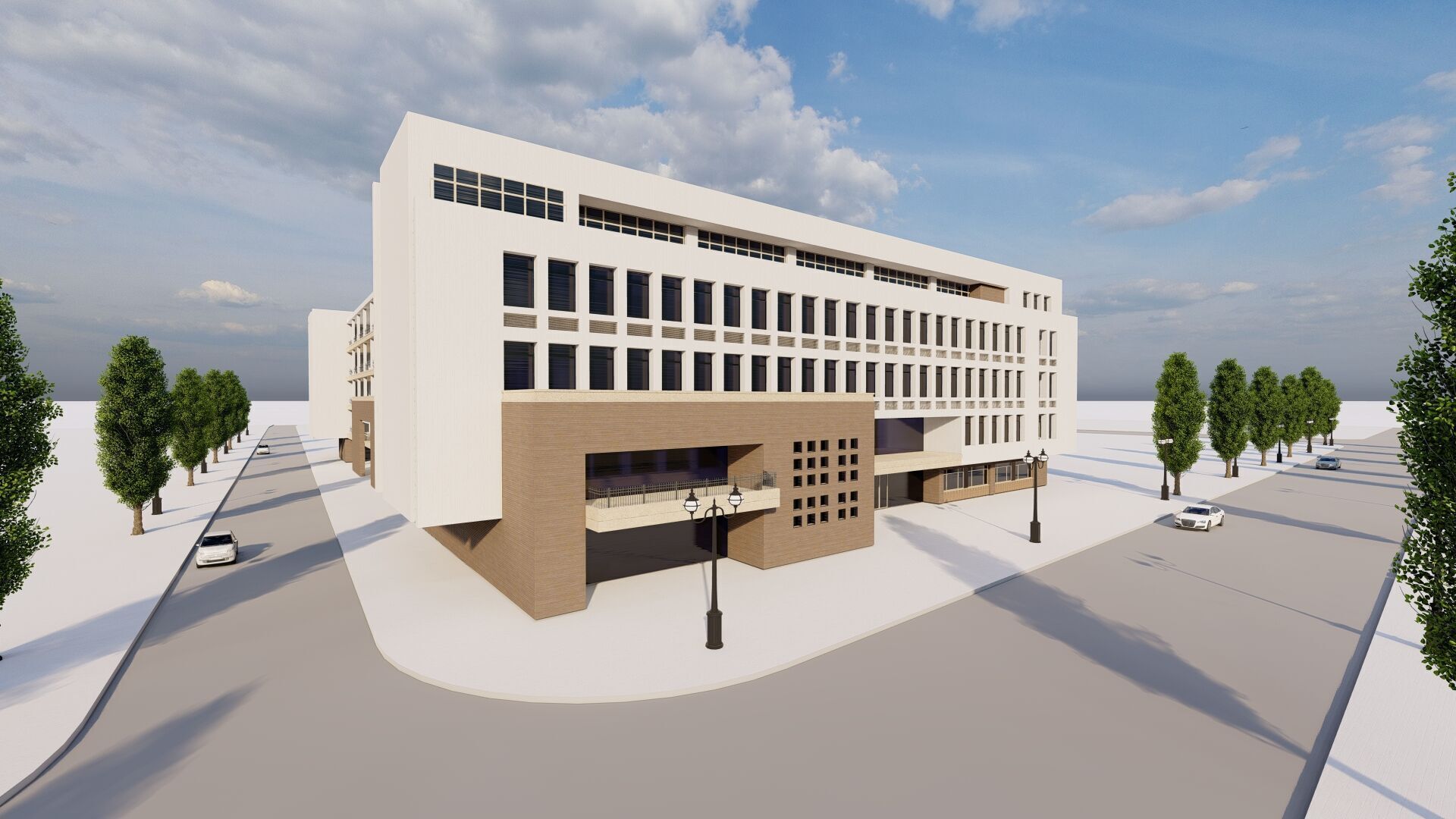 School-University -High School 3D model_4