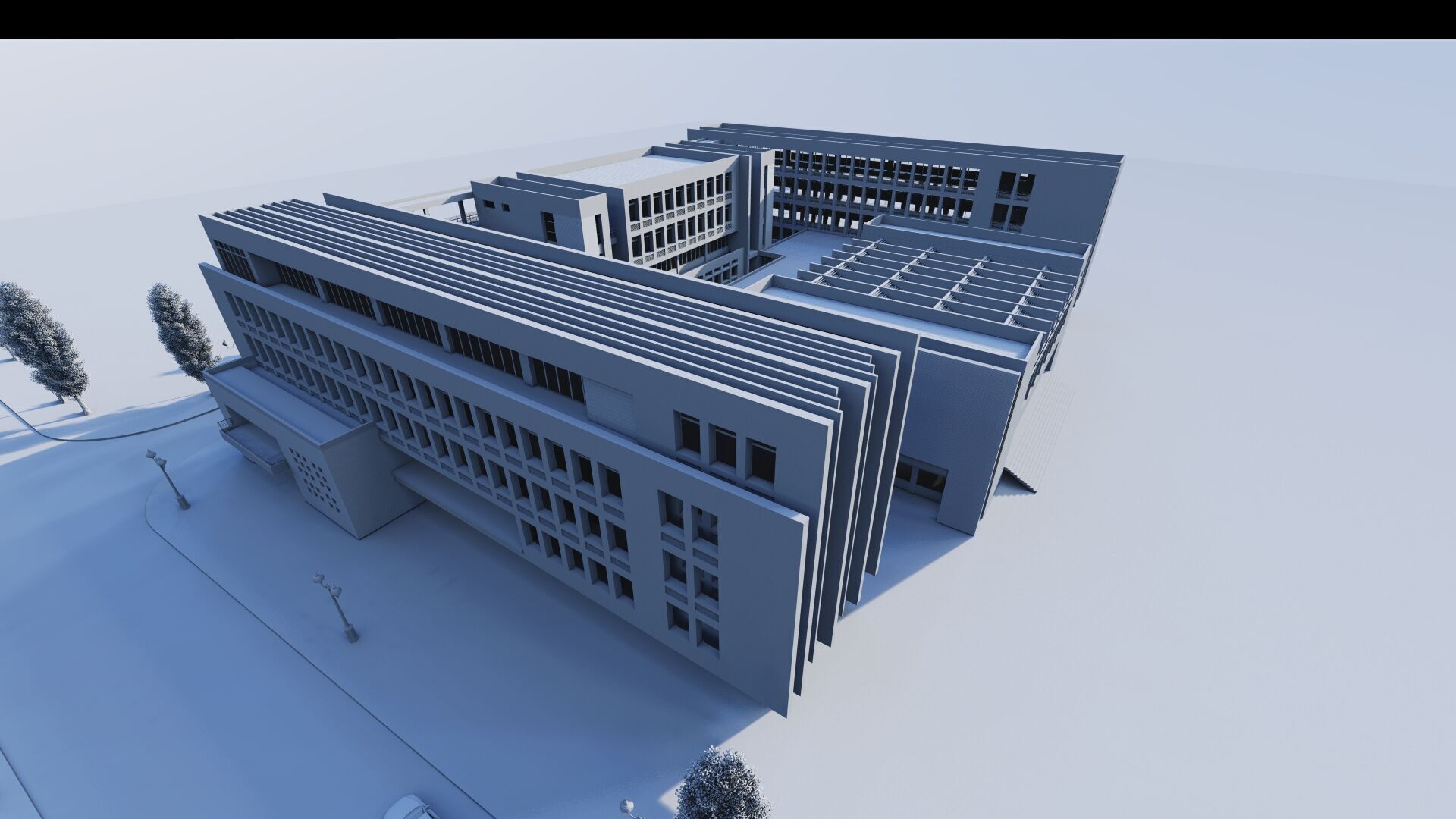 School-University -High School 3D model_21