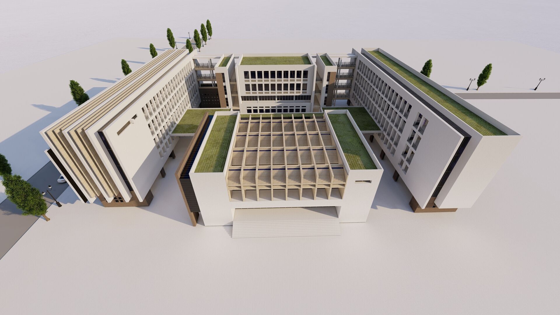 School-University -High School 3D model_5