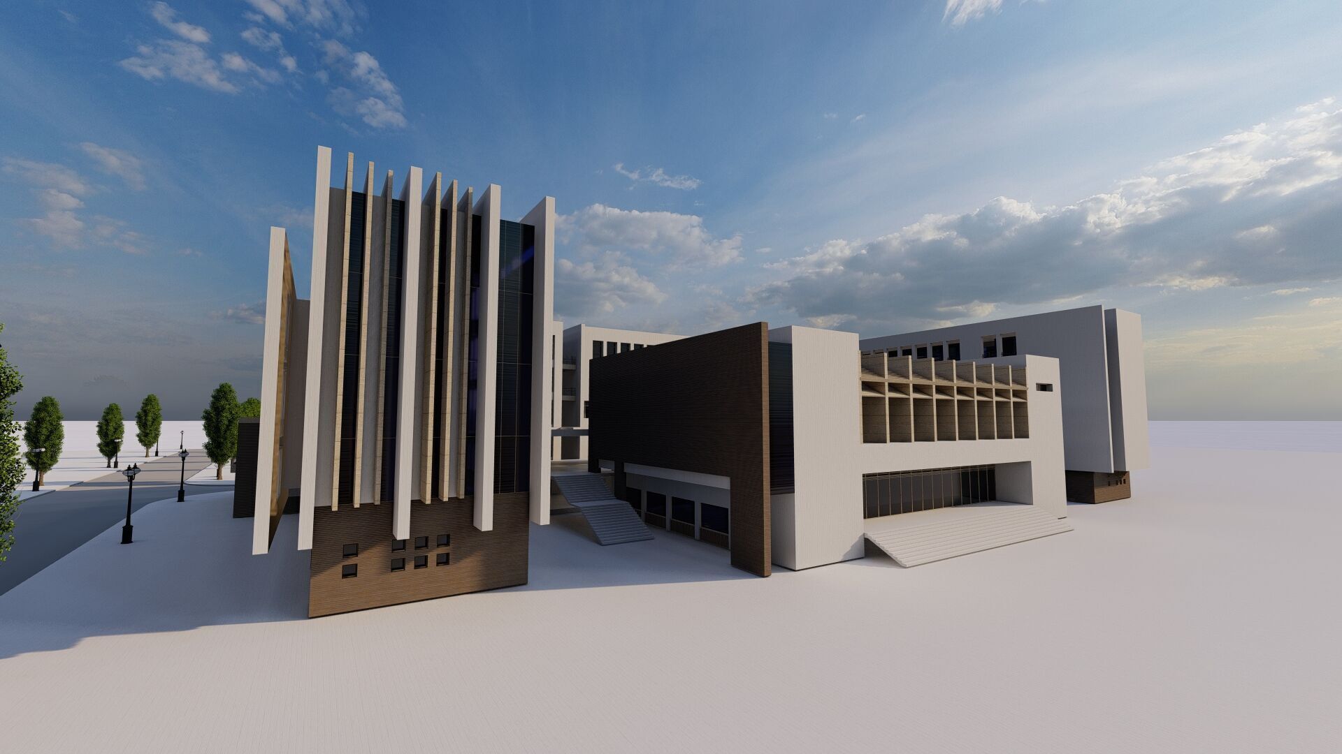 School-University -High School 3D model_13