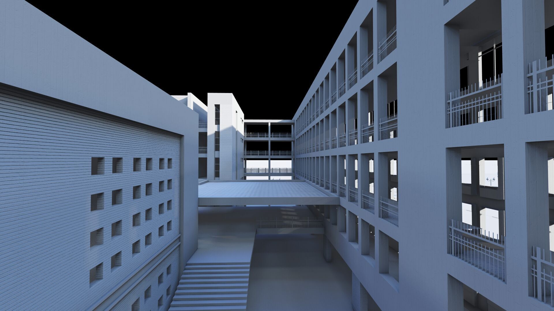 School-University -High School 3D model_27