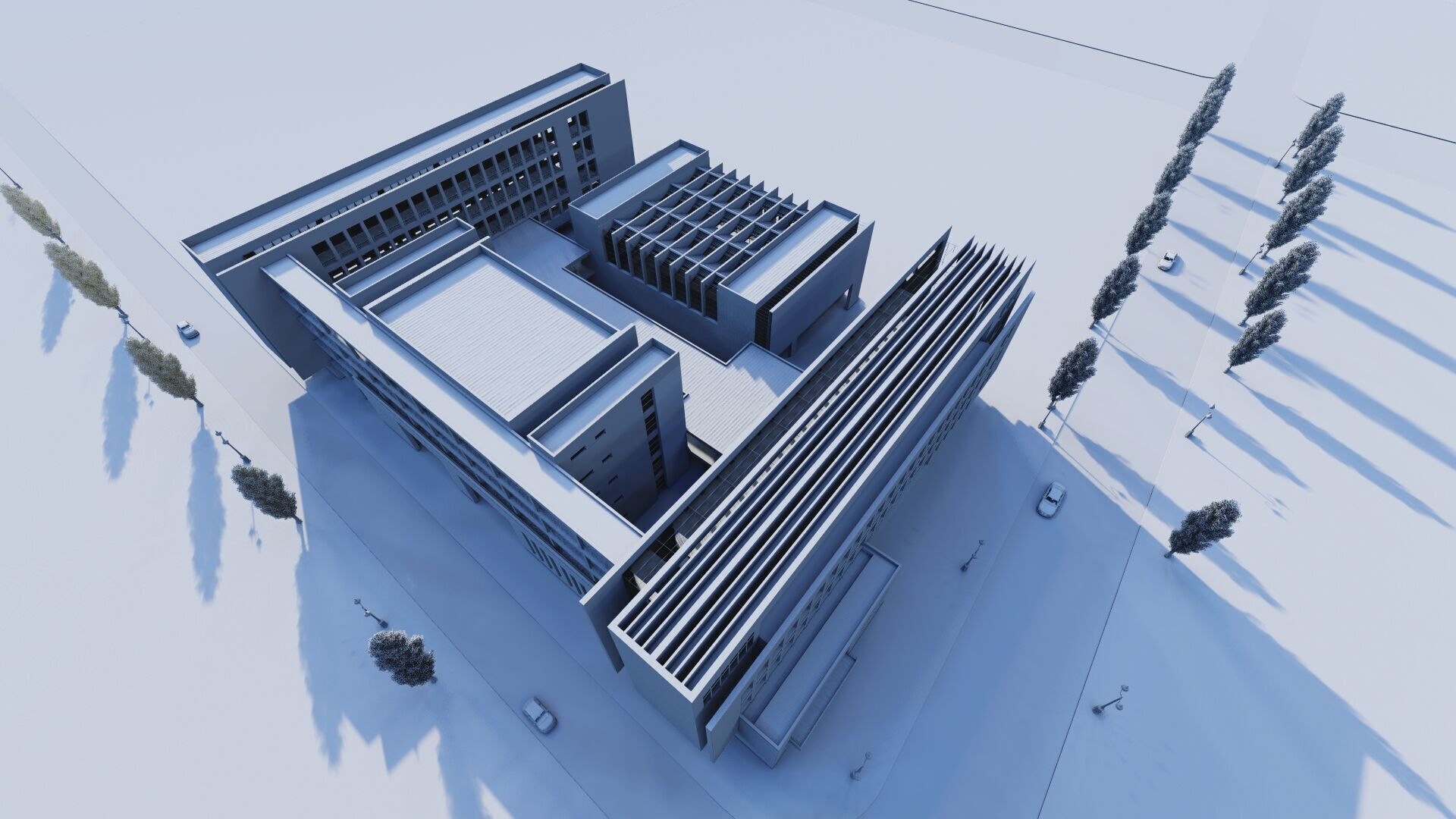 School-University -High School 3D model_39