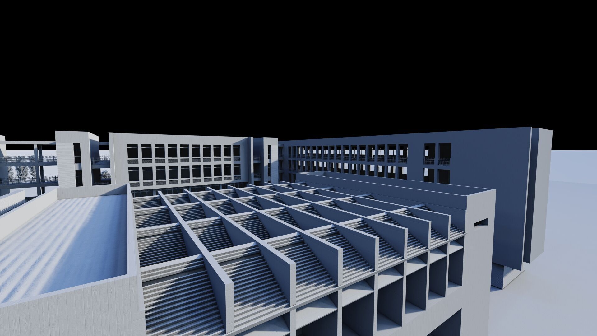 School-University -High School 3D model_34