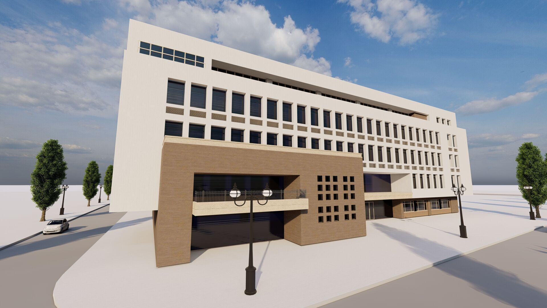 School-University -High School 3D model_25