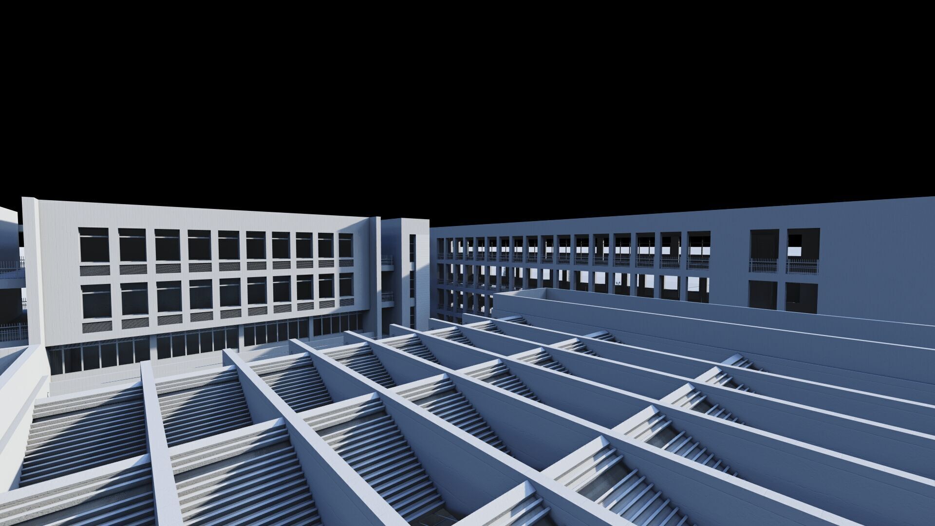 School-University -High School 3D model_30