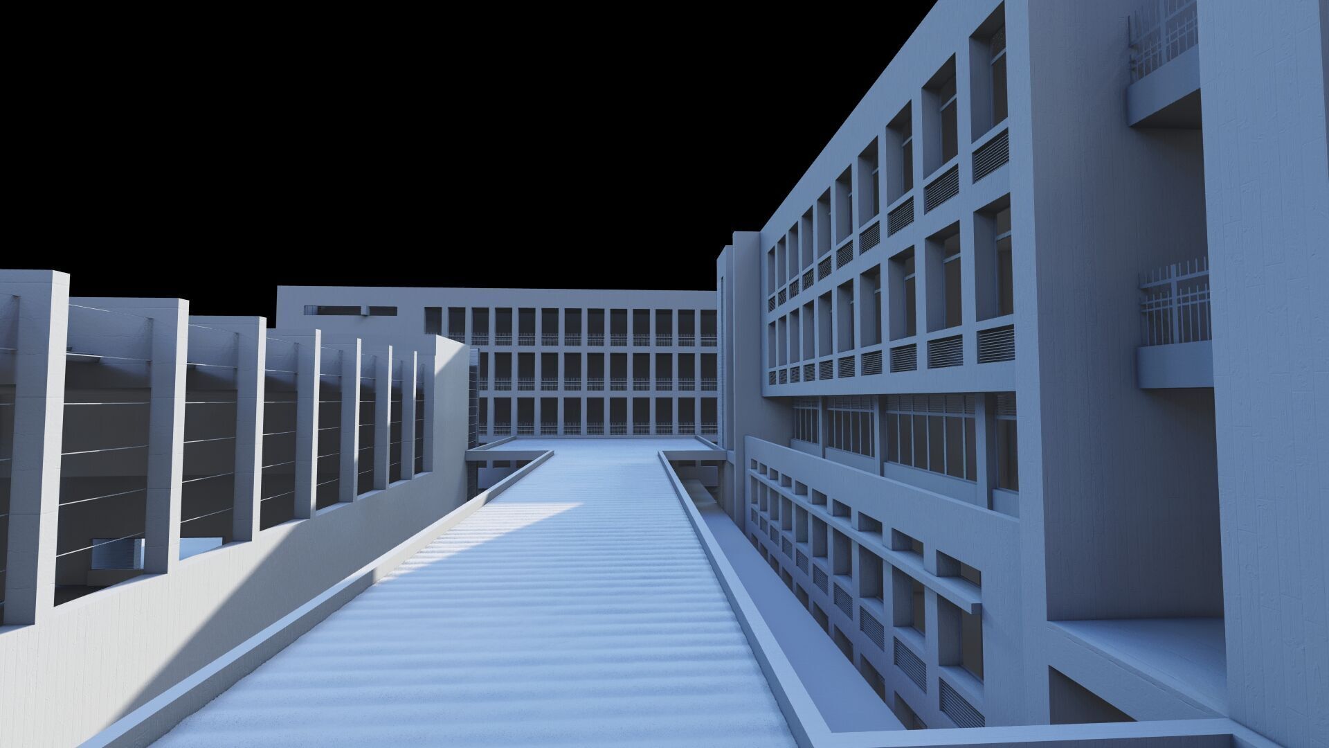 School-University -High School 3D model_16