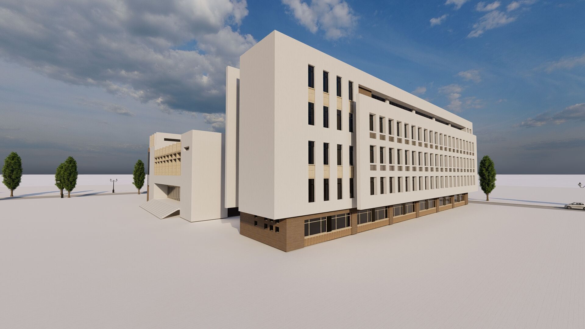 School-University -High School 3D model_6