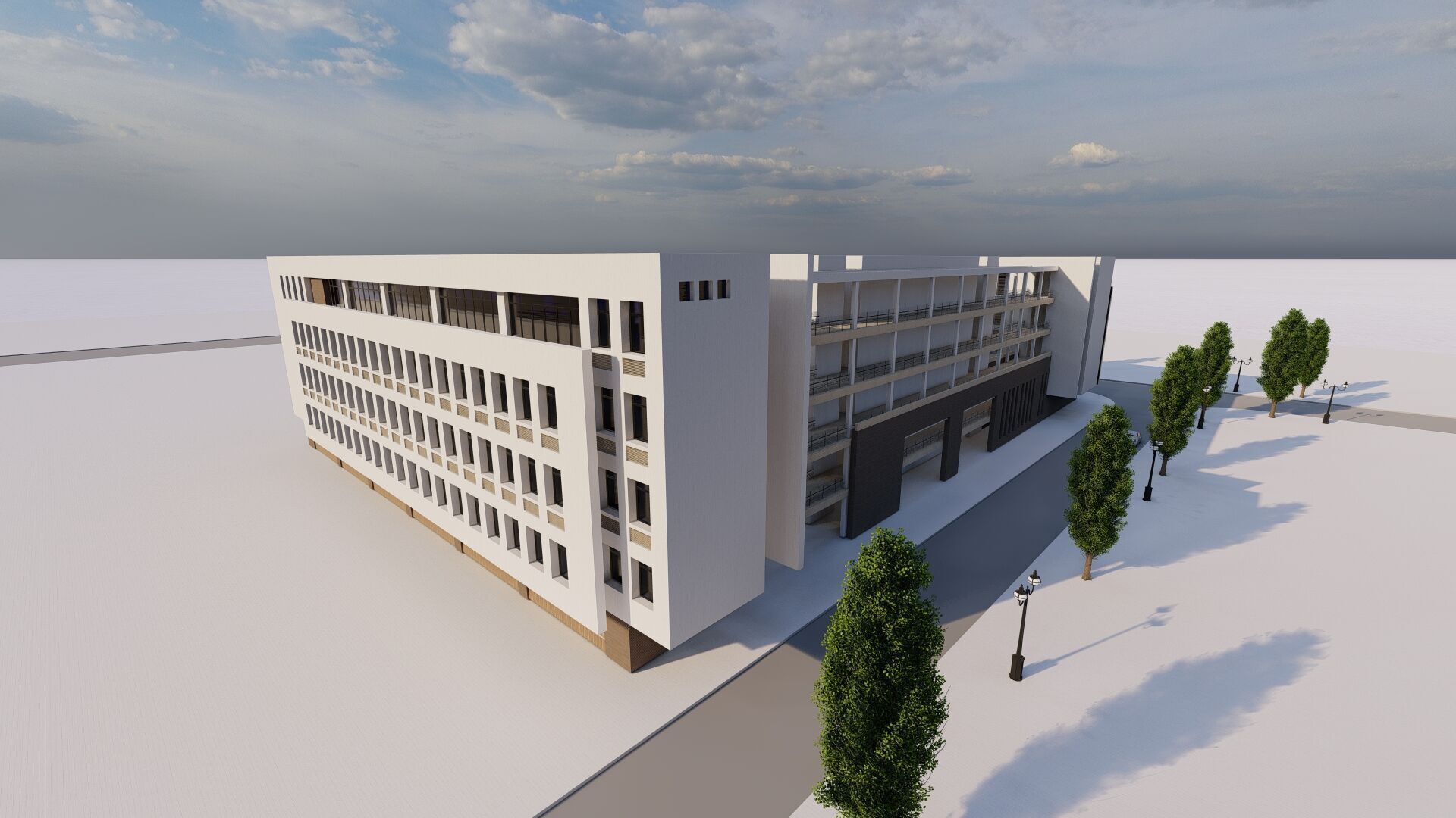 School-University -High School 3D model_26