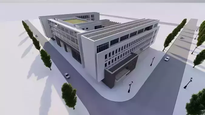 School-University -High School 3D model