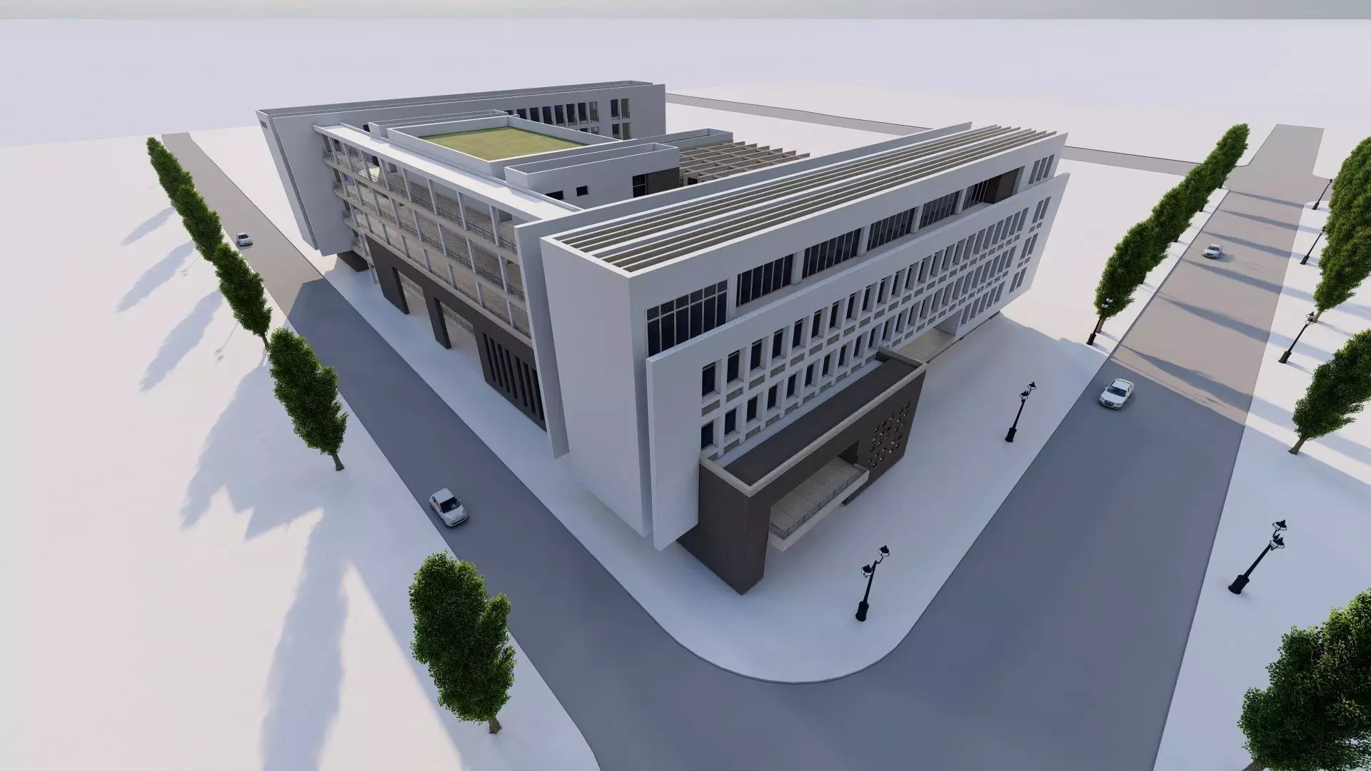 School-University -High School 3D model_0