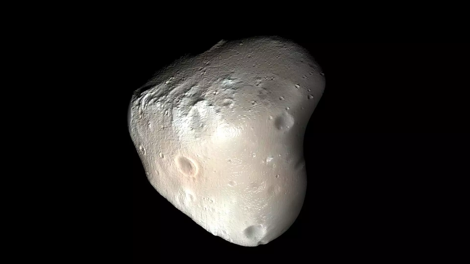 Deimos Moon 3D model_0