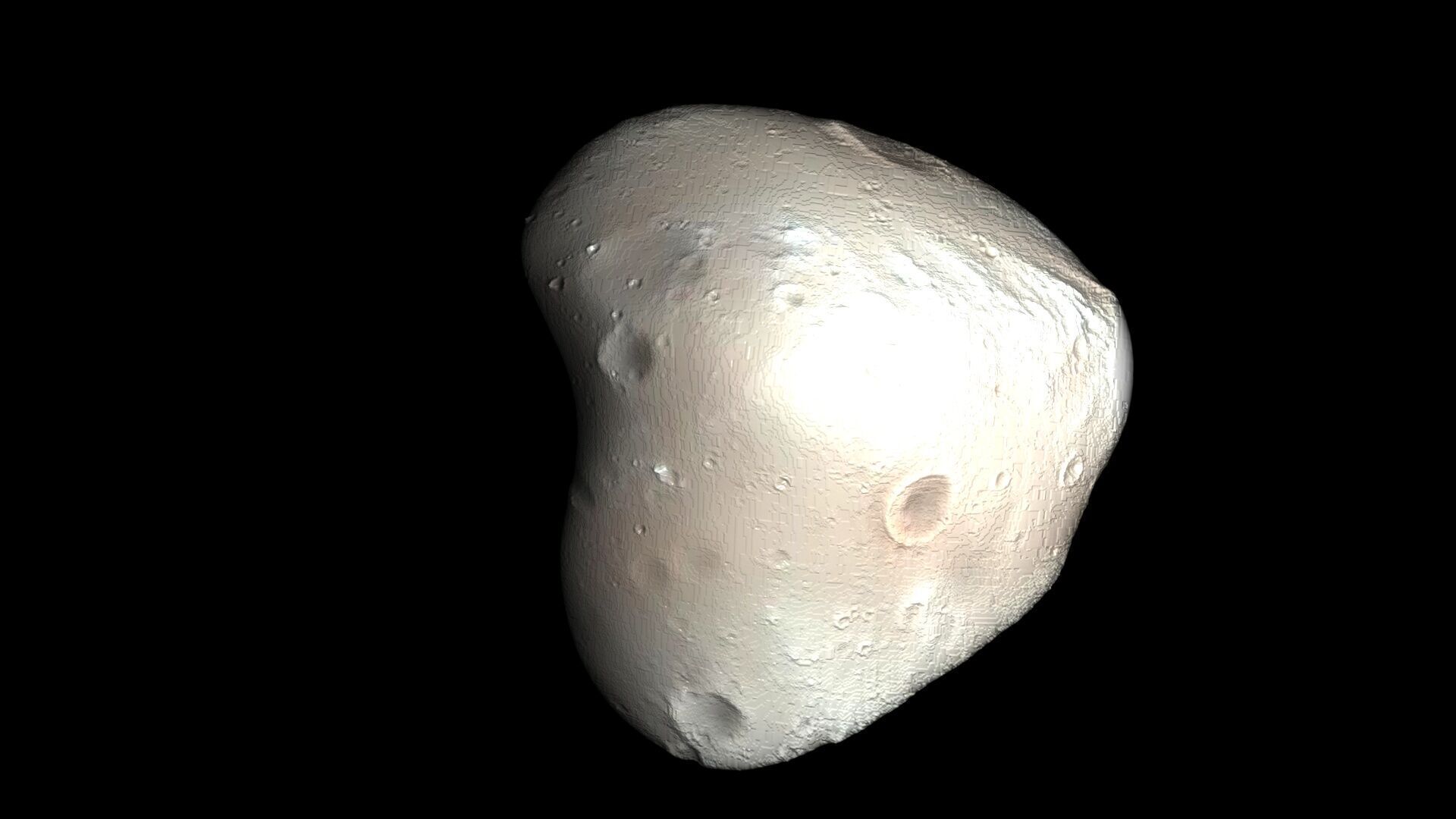 Deimos Moon 3D model_4