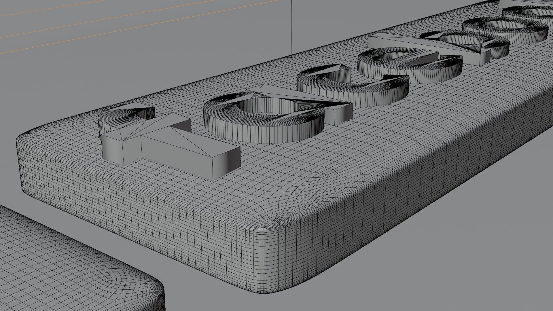 3D Facebook logo 3D model_4