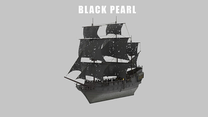 Black Pearl 3D model