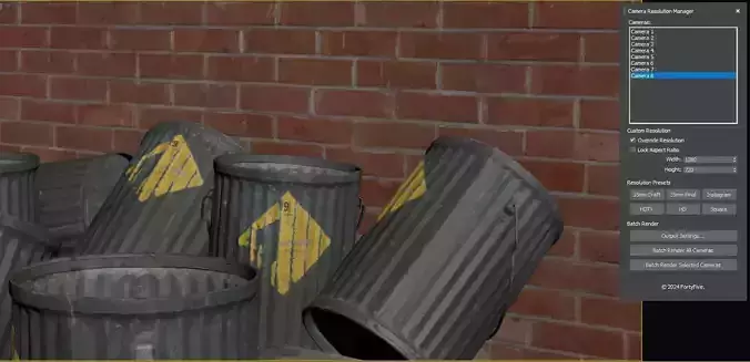 Corona Camera Resolution Manager for 3ds Max