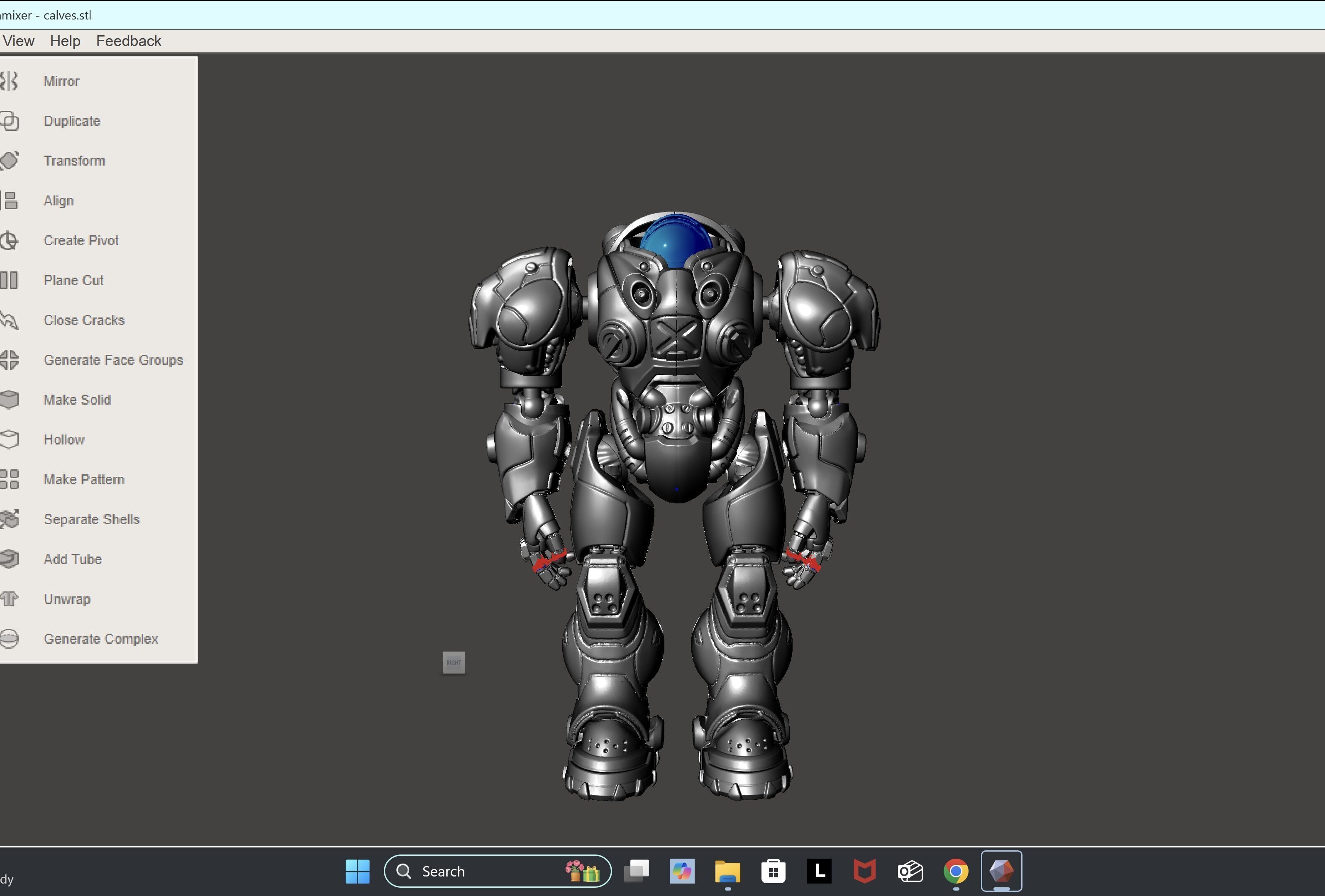 starcraft marine action figure  3D print model_6