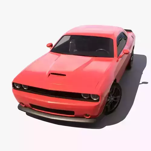 Muscle Car 2 - Dodge Challanger - Game Ready Vehicle