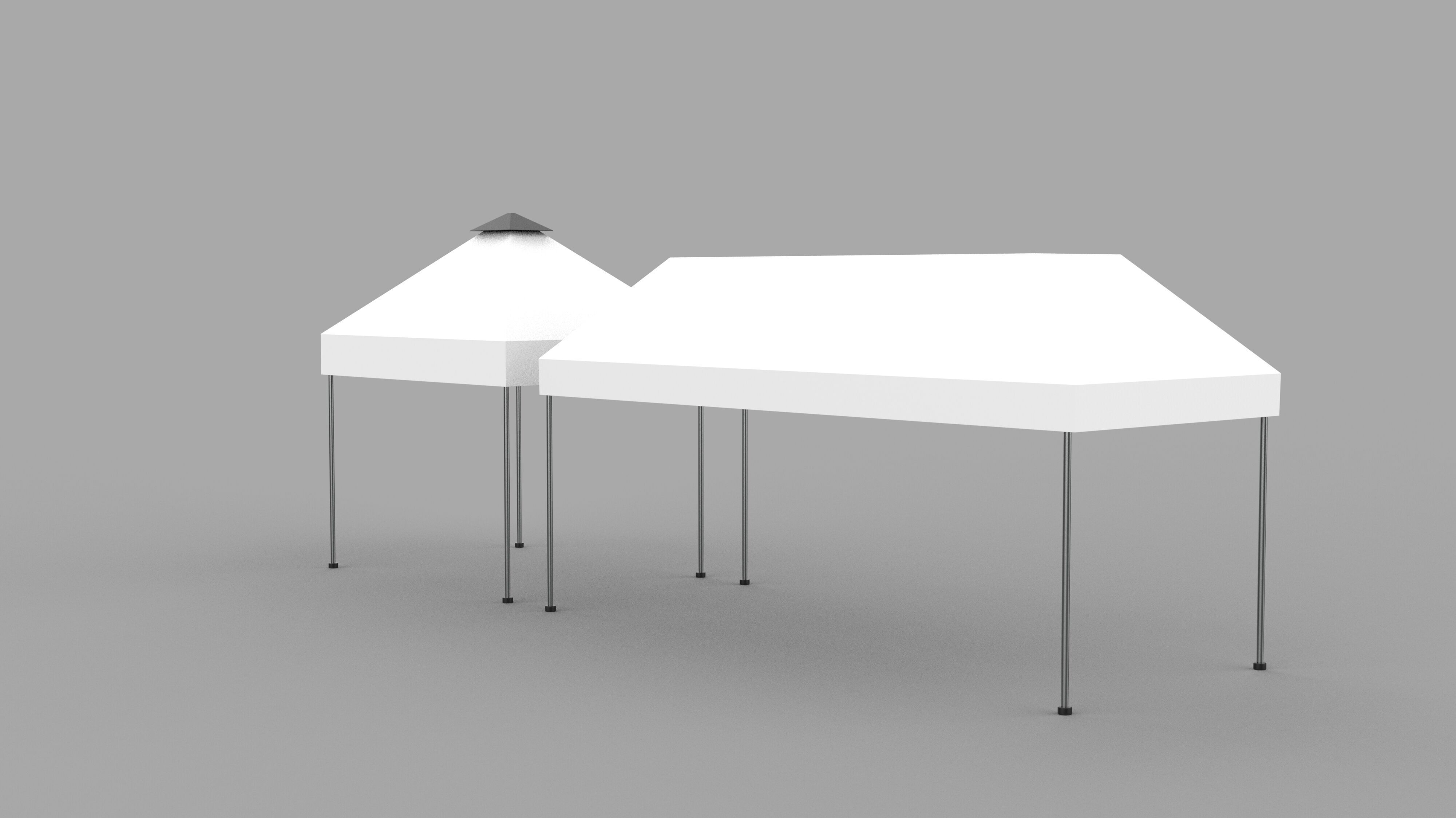 tent model 3D model_3