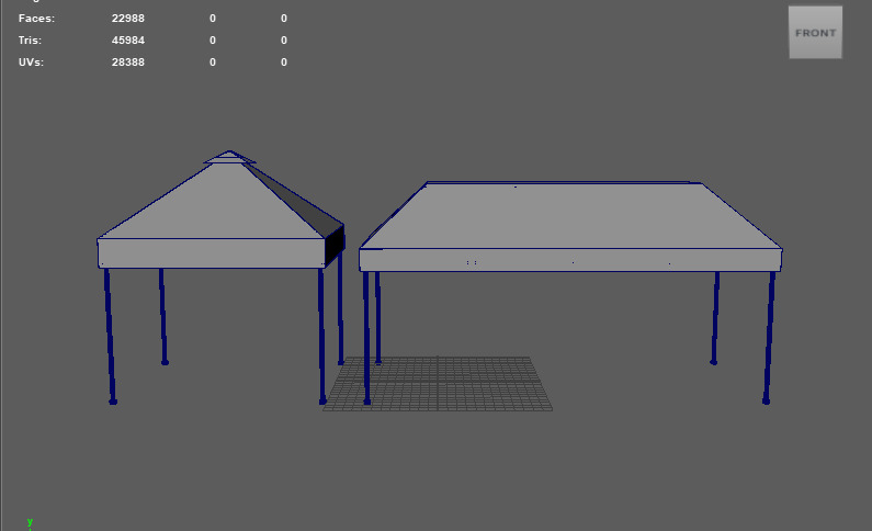 tent model 3D model_13