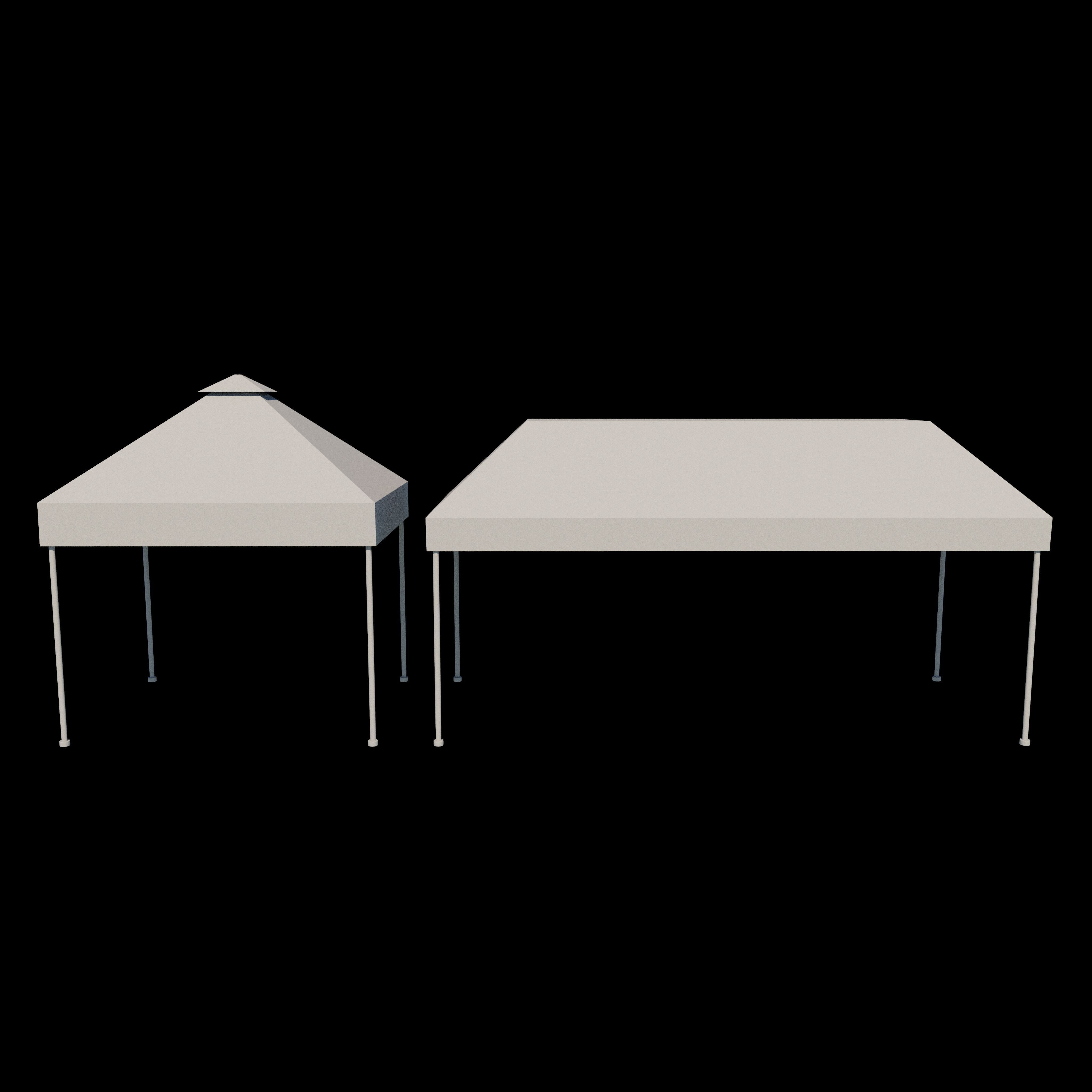 tent model 3D model_10