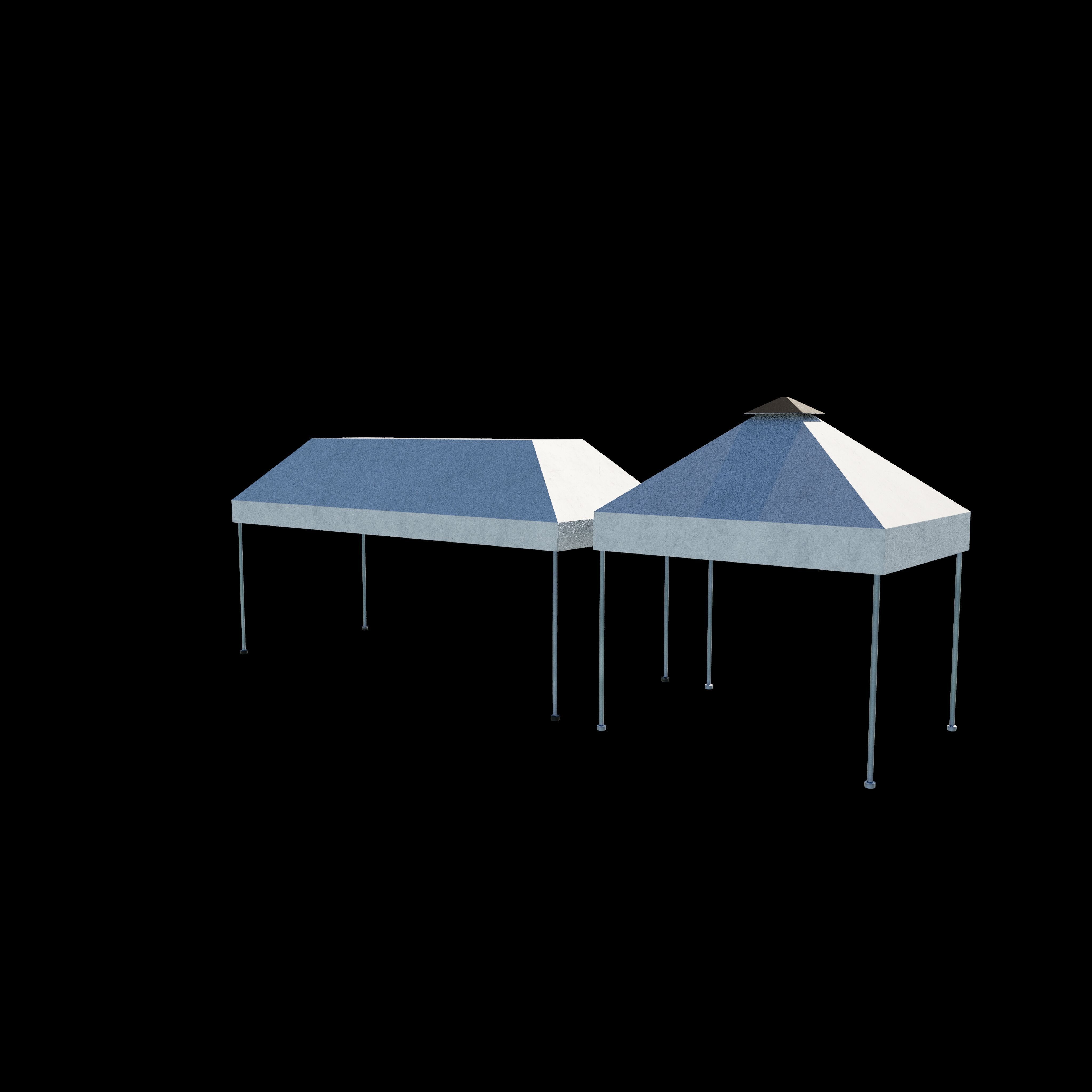 tent model 3D model_6