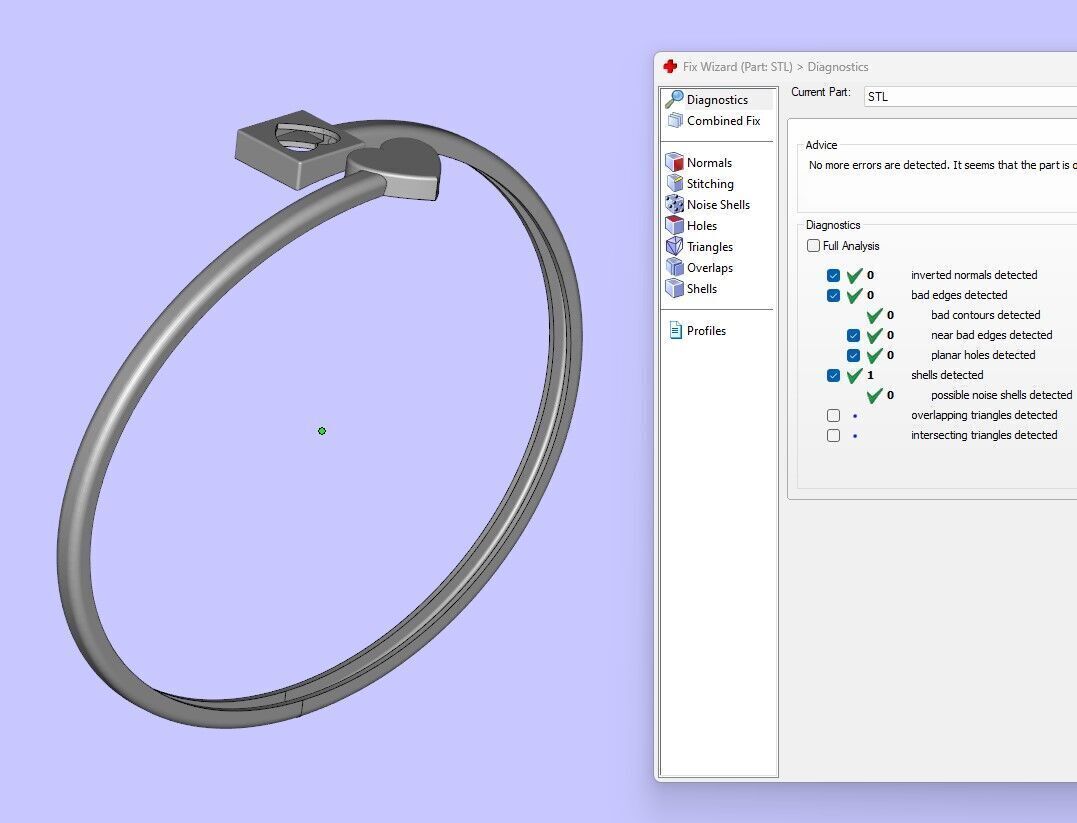Heart bracelet 3D print model_1