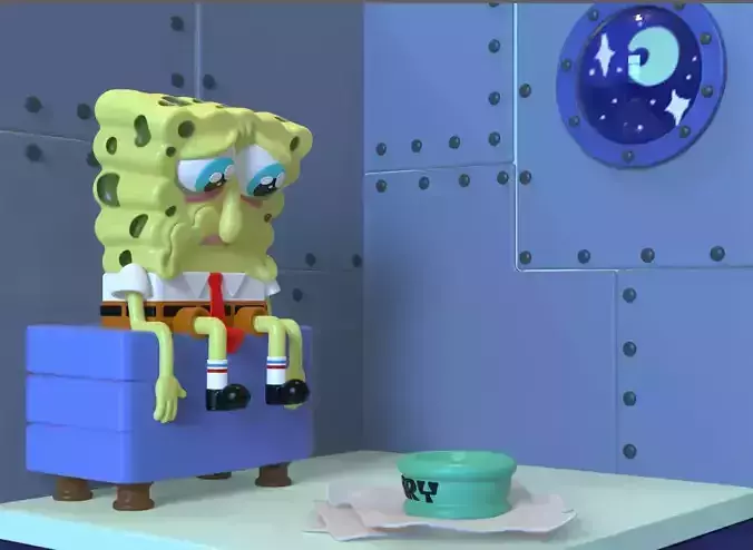 SPONGEBOB- HAVE YOU SEEN THIS SNAIL EP - PARTS AND COMPLETE  3D print model