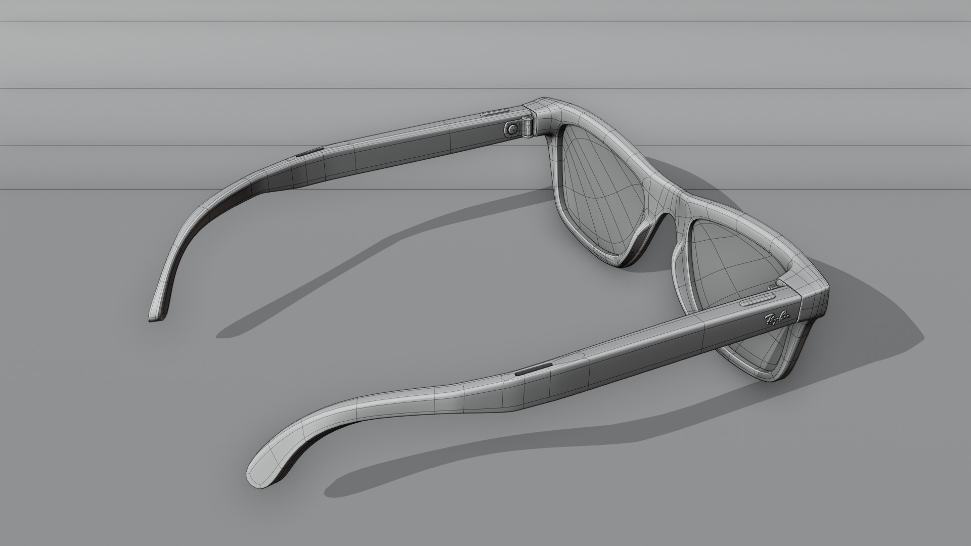 Ray Ban Meta Smart Glasses 3D Model Wearable Tech AR Glasses 3D model_18