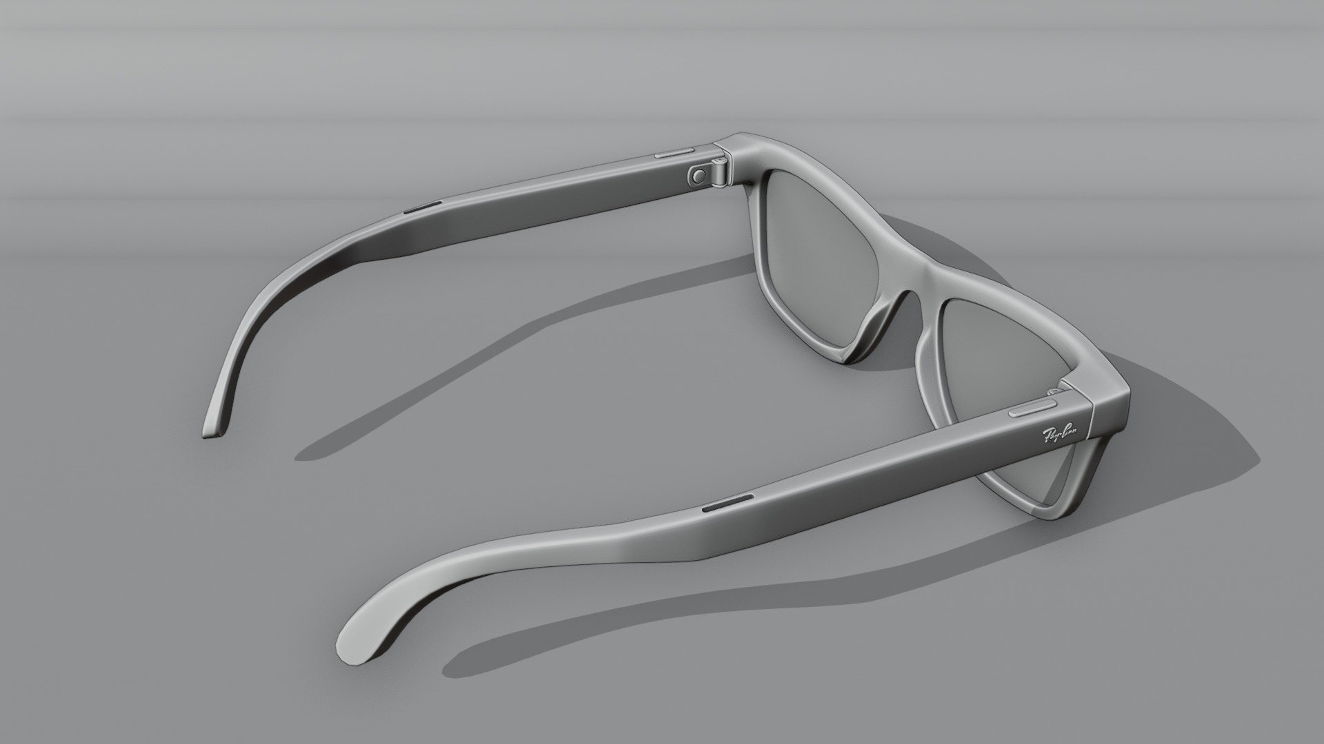 Ray Ban Meta Smart Glasses 3D Model Wearable Tech AR Glasses 3D model_17