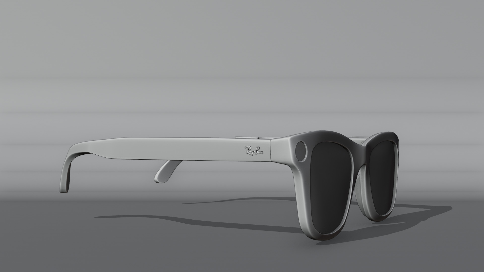 Ray Ban Meta Smart Glasses 3D Model Wearable Tech AR Glasses 3D model_16