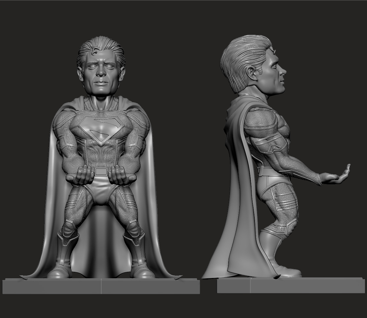 New Superman joystick holder 3D print model_1