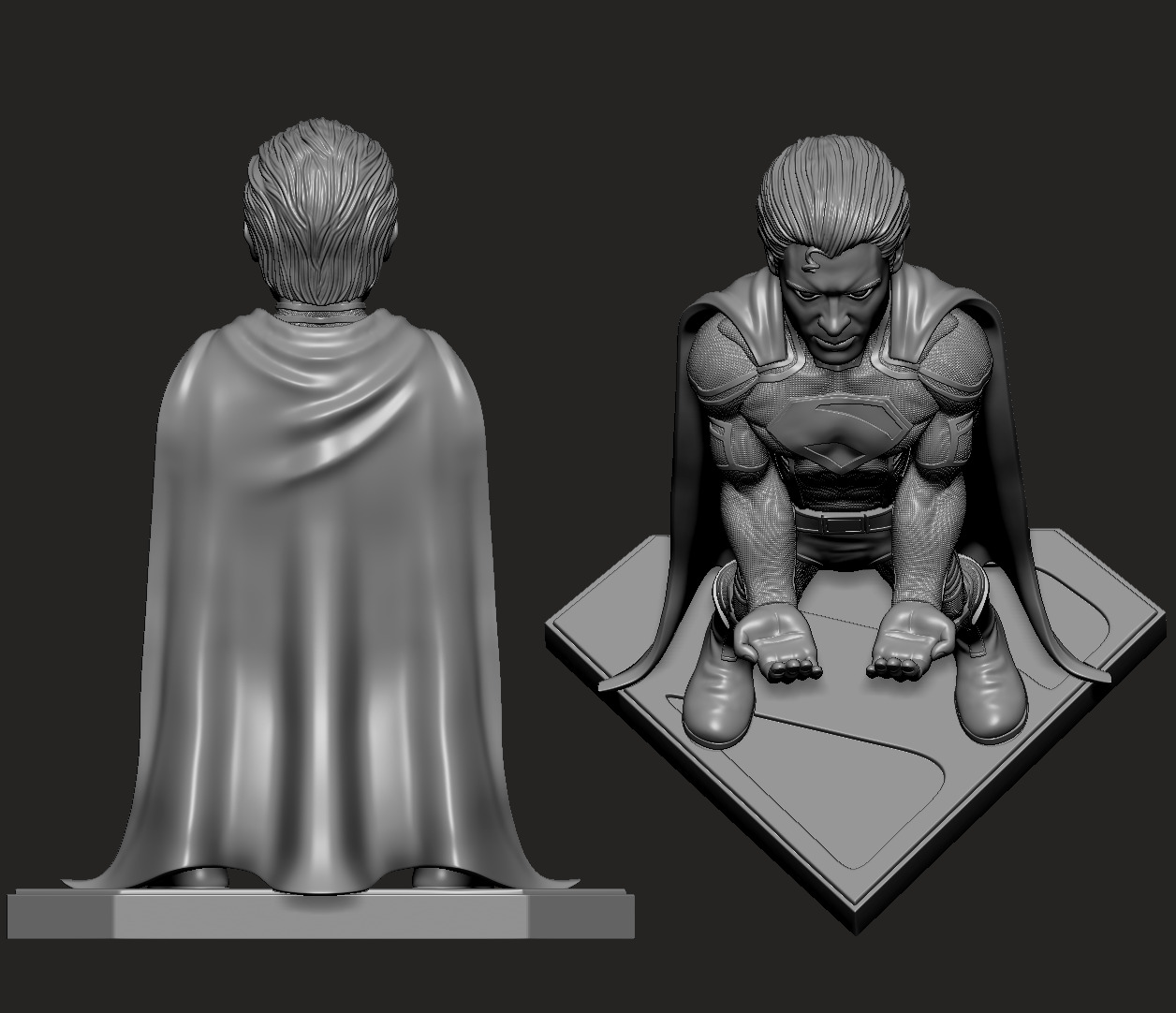 New Superman joystick holder 3D print model_2