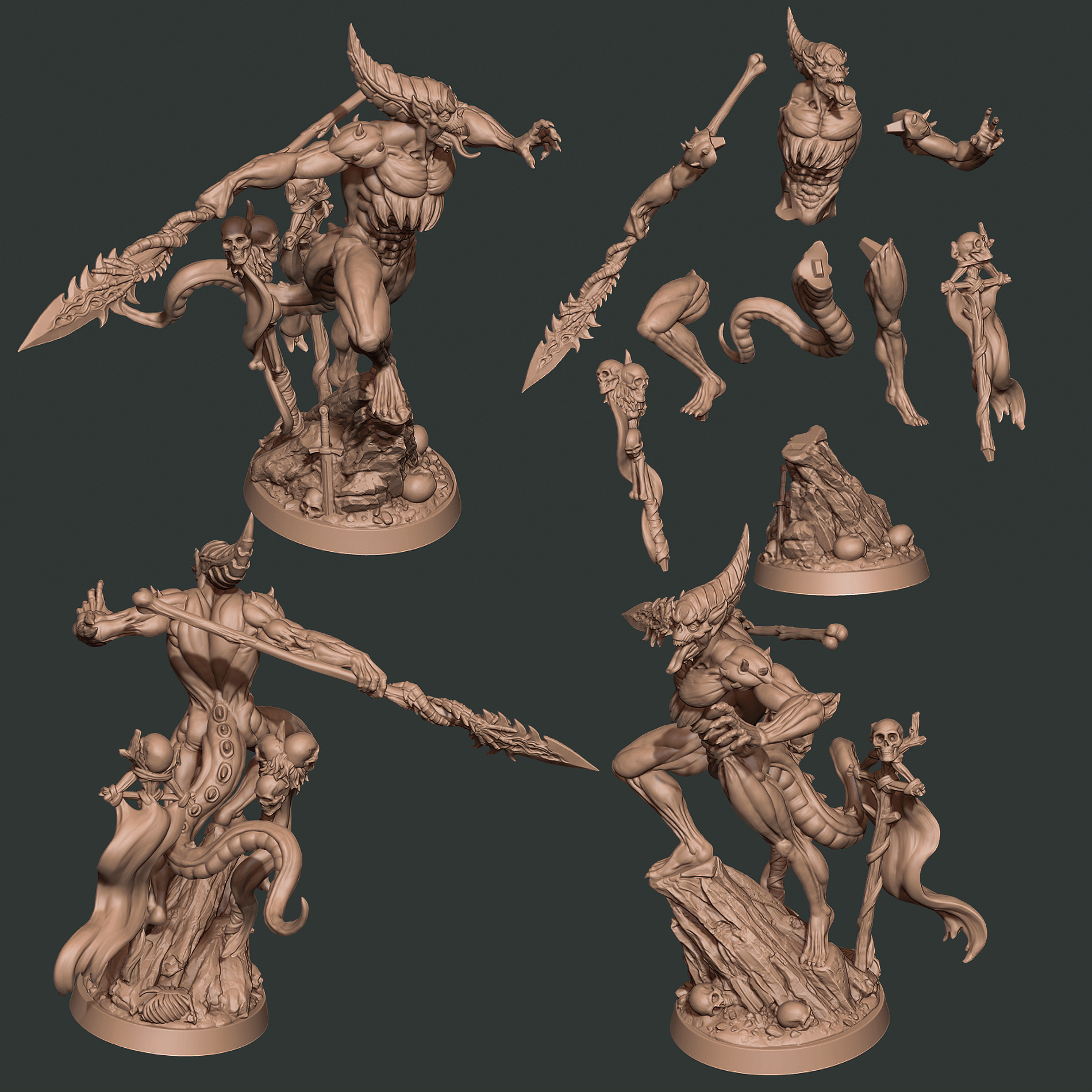 Demon Babau - The Blood Demon 3D print model_3