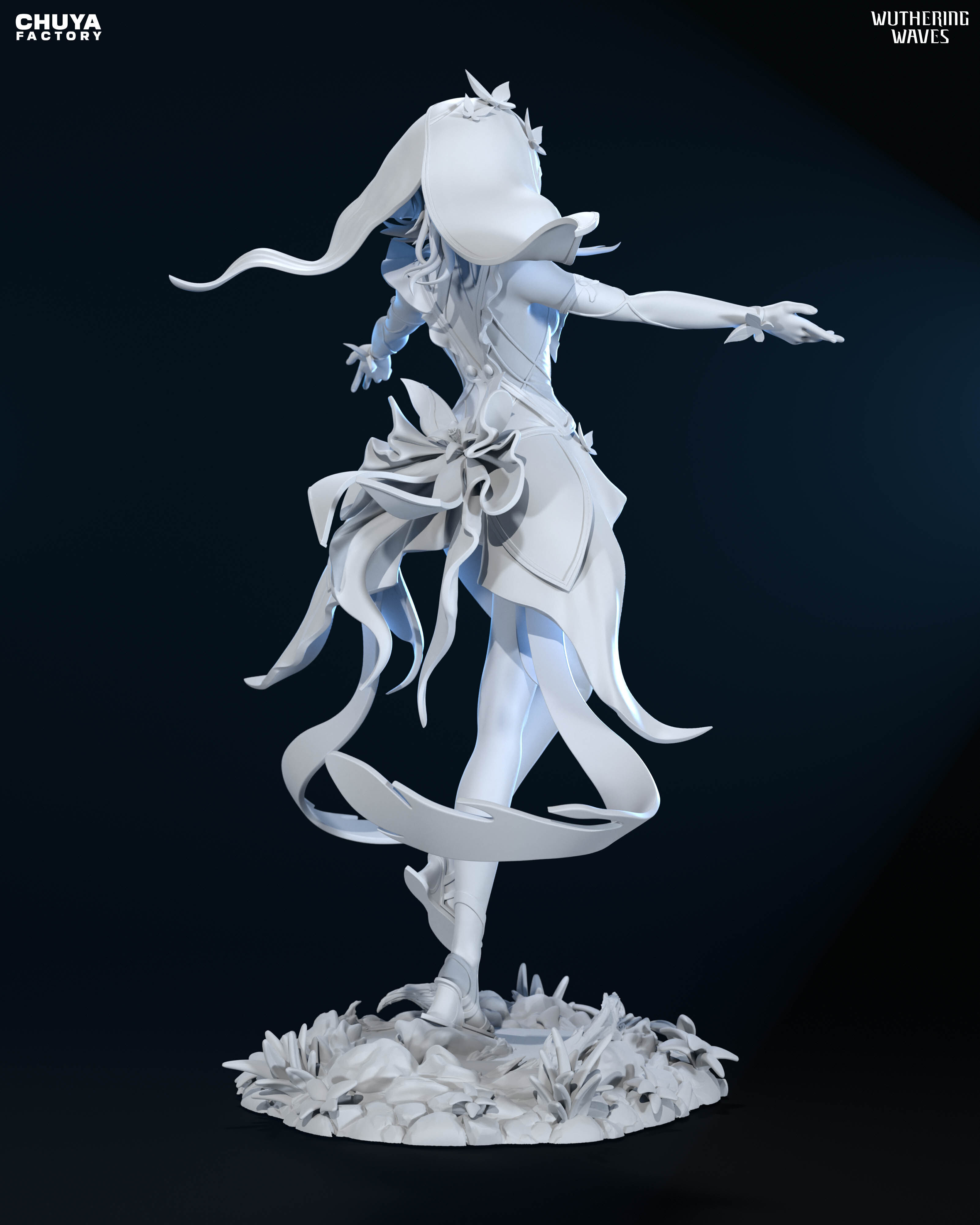Shorekeeper  - Wuthering Waves  3D Printable Model 3D print model_16