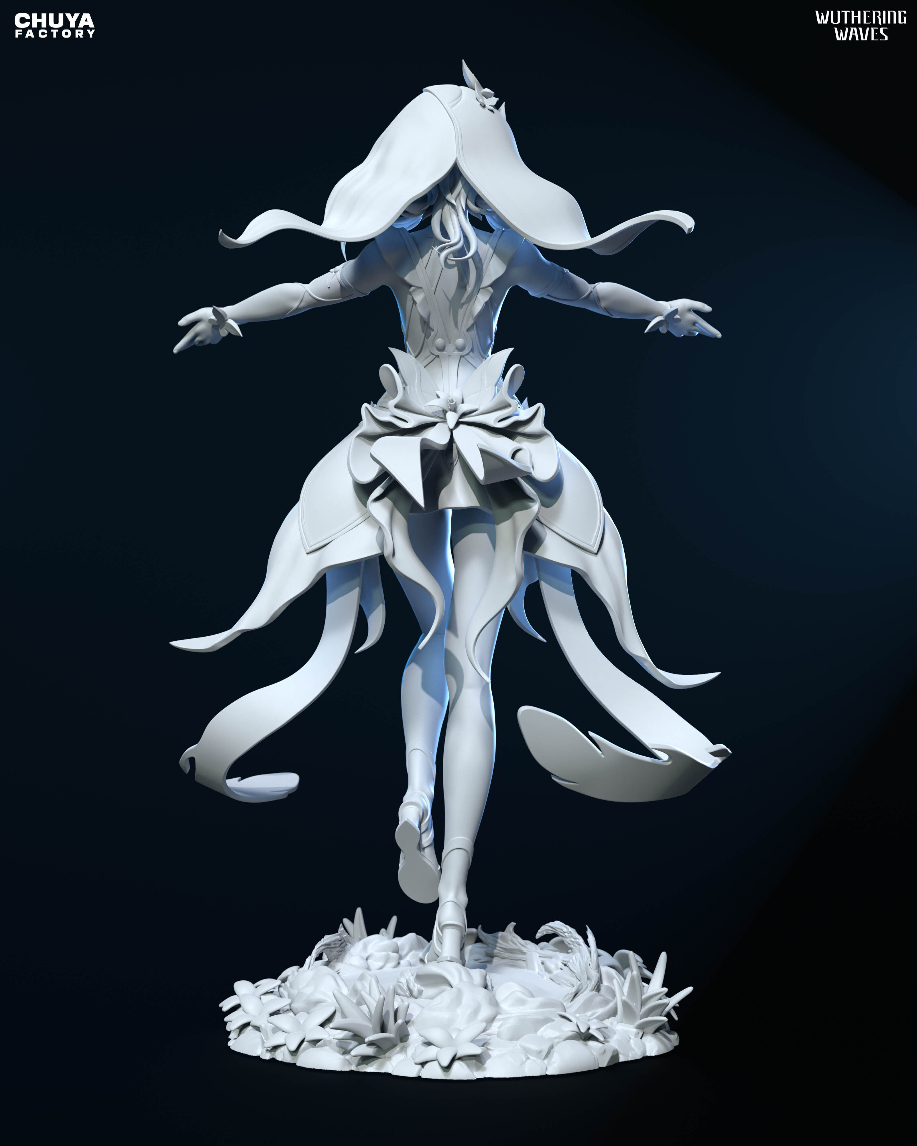 Shorekeeper  - Wuthering Waves  3D Printable Model 3D print model_15