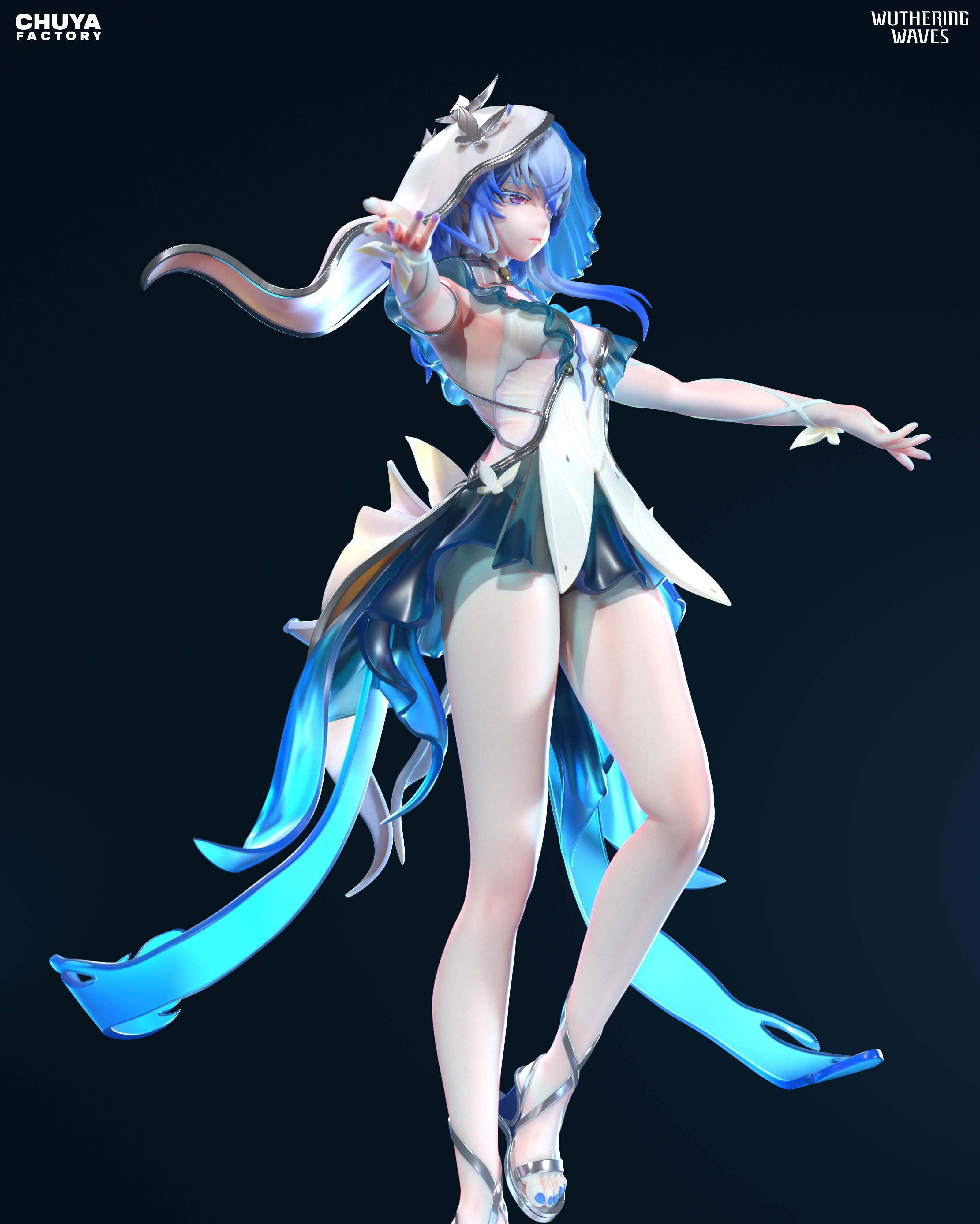 Shorekeeper  - Wuthering Waves  3D Printable Model 3D print model_7