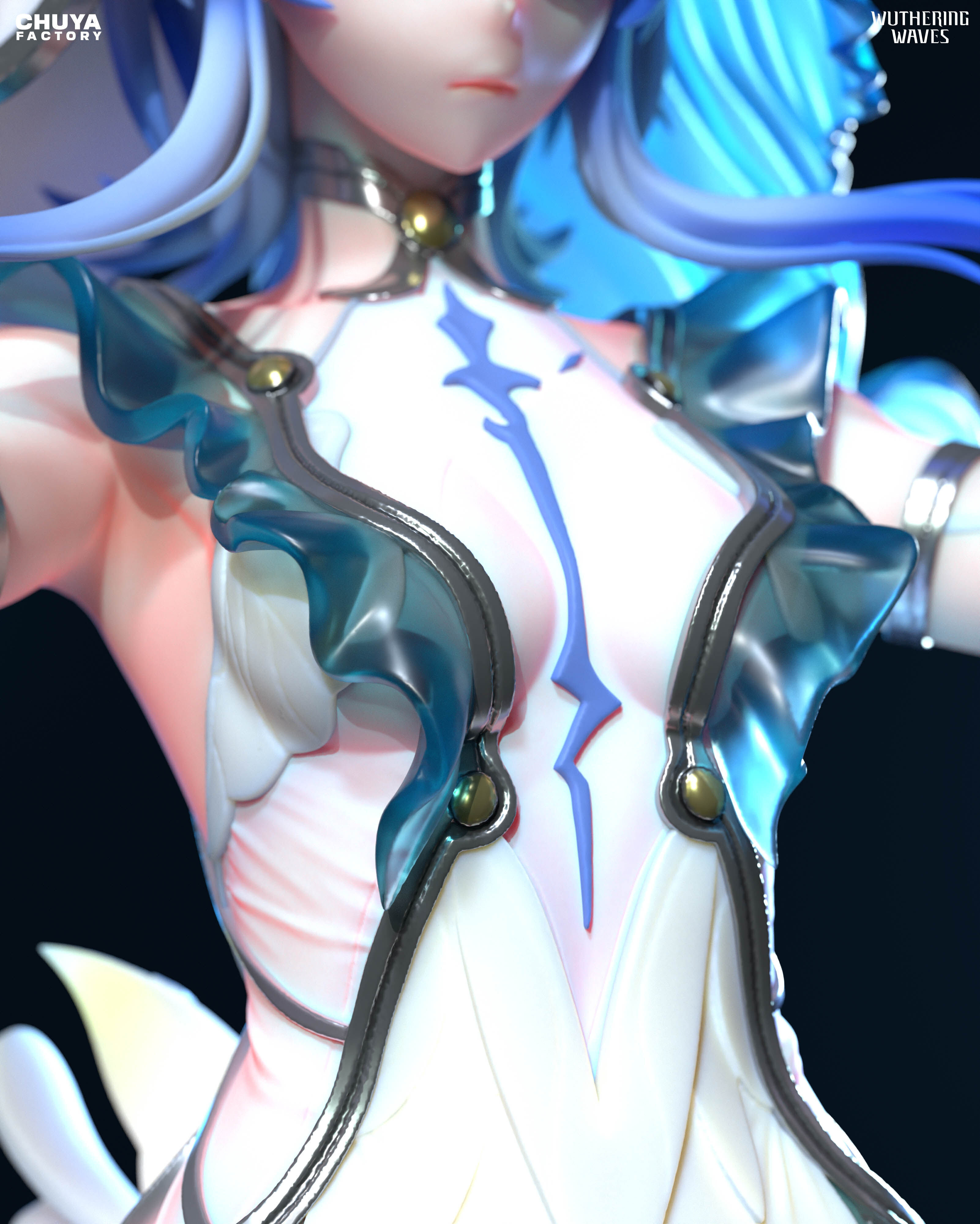 Shorekeeper  - Wuthering Waves  3D Printable Model 3D print model_10